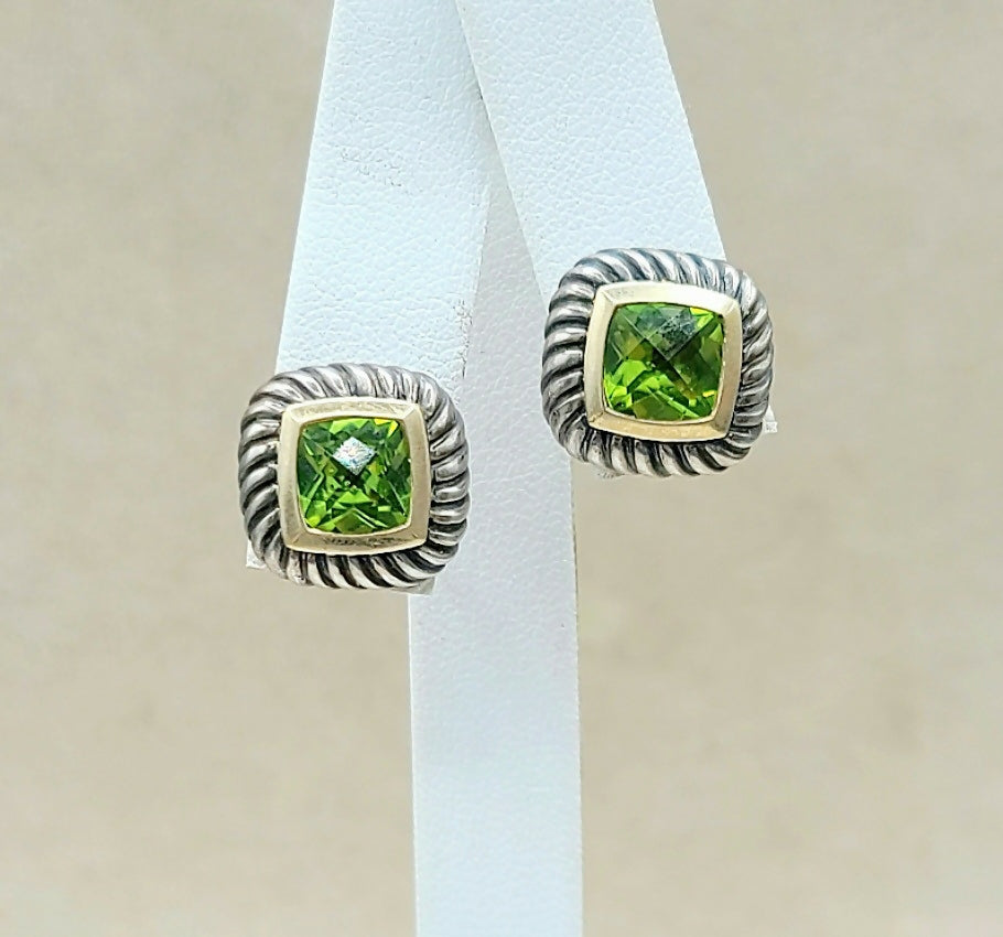 David聽Yurman聽Albion聽Peridot聽Cable聽Earrings聽、mySite、hinf8tx79