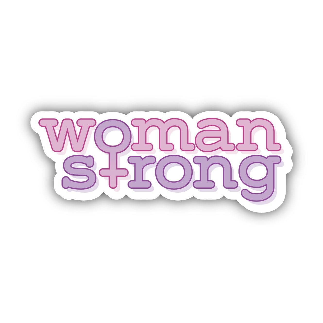  Woman Strong Sticker、mySite、ghnorth