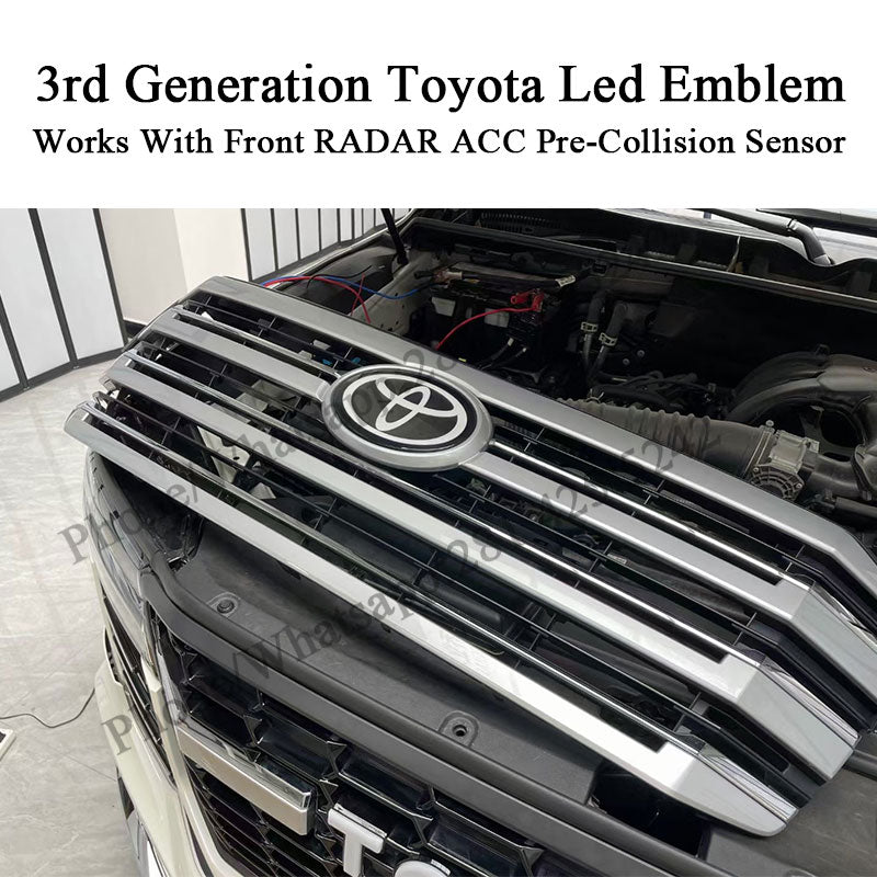 3rd Generation Toyota Led Emblem for Tundra (2018–2021) (Works With Front RADAR ACC Pre-Collision Sensor)、mySite、nflplayoffbracketp