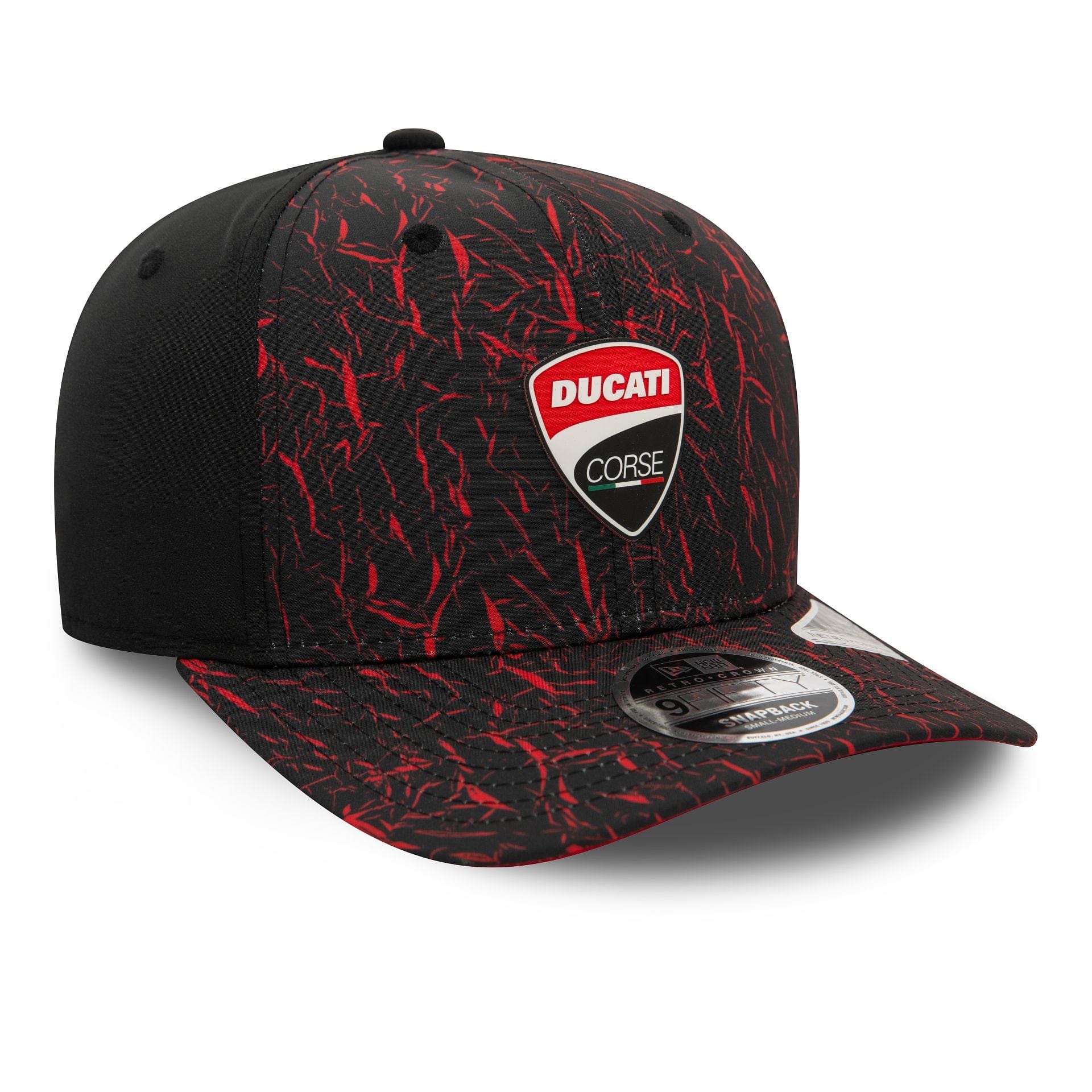 Ducati Motor Logo Crinkle All Over Print Black 9FIFTY Original Fit Cap、mySite、vikingsvslions
