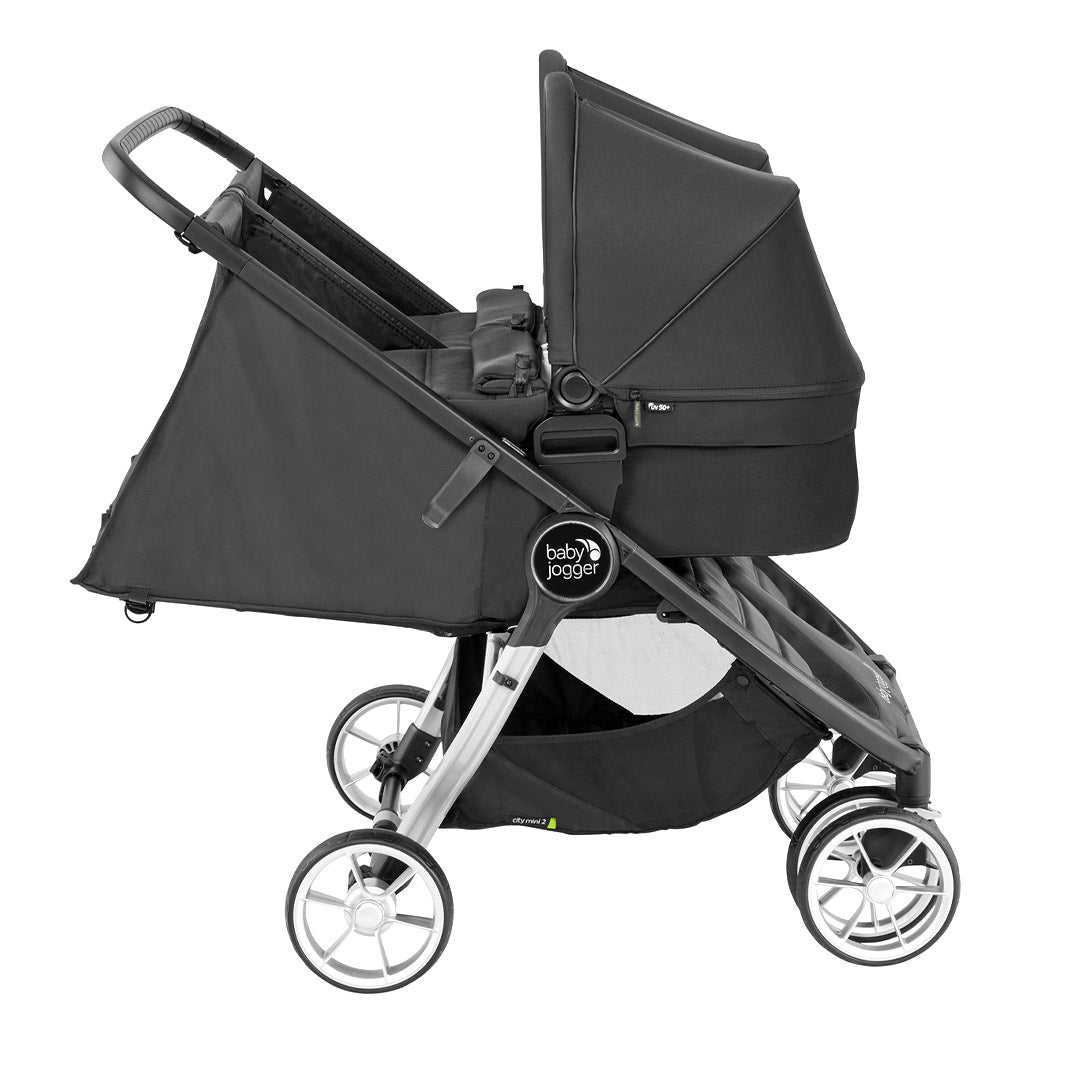  Baby Jogger City Mini GT2 Double Pushchair + Carrycot Bundle - Opulent Black、mySite、merchandisen