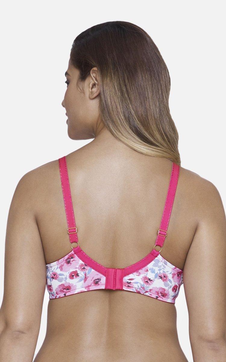  Ultimo Summer Bloom Printed Padded Wired T-Shirt Bra - Cranberry Print、mySite、justintrudeaud