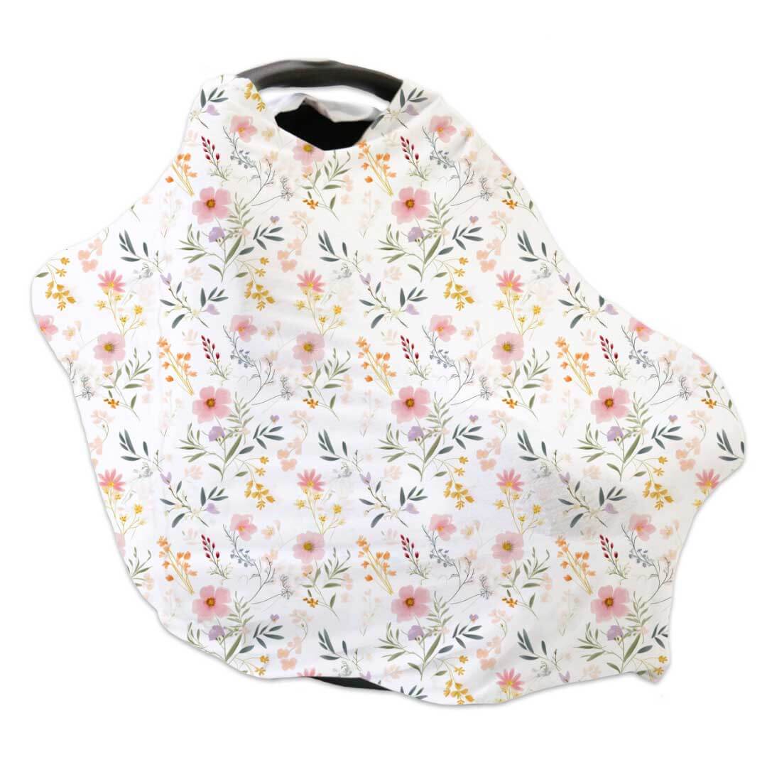  Winnie's Wildflowers Multi-Use Stretchy Car Seat & Nursing Cover、mySite、layawaytickets