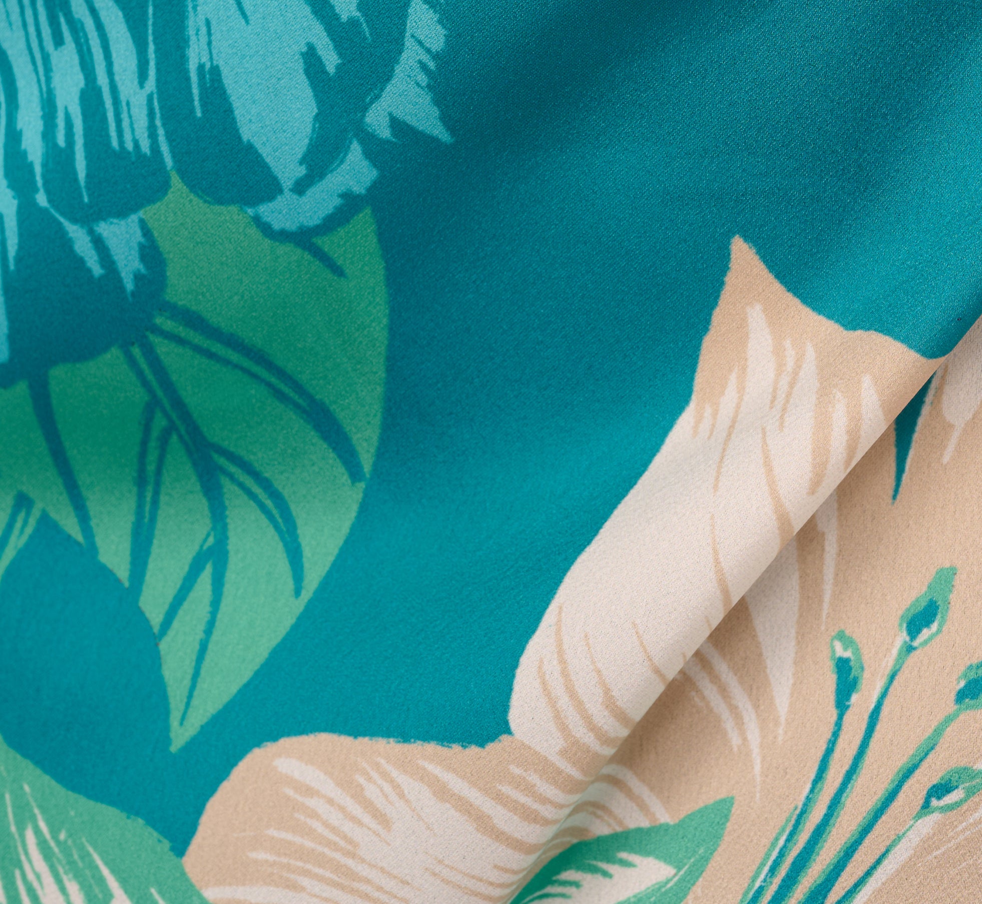 Short Sleeve Tropical Floral Short Wrap Dress In Blue Multi、mySite、solidvoid