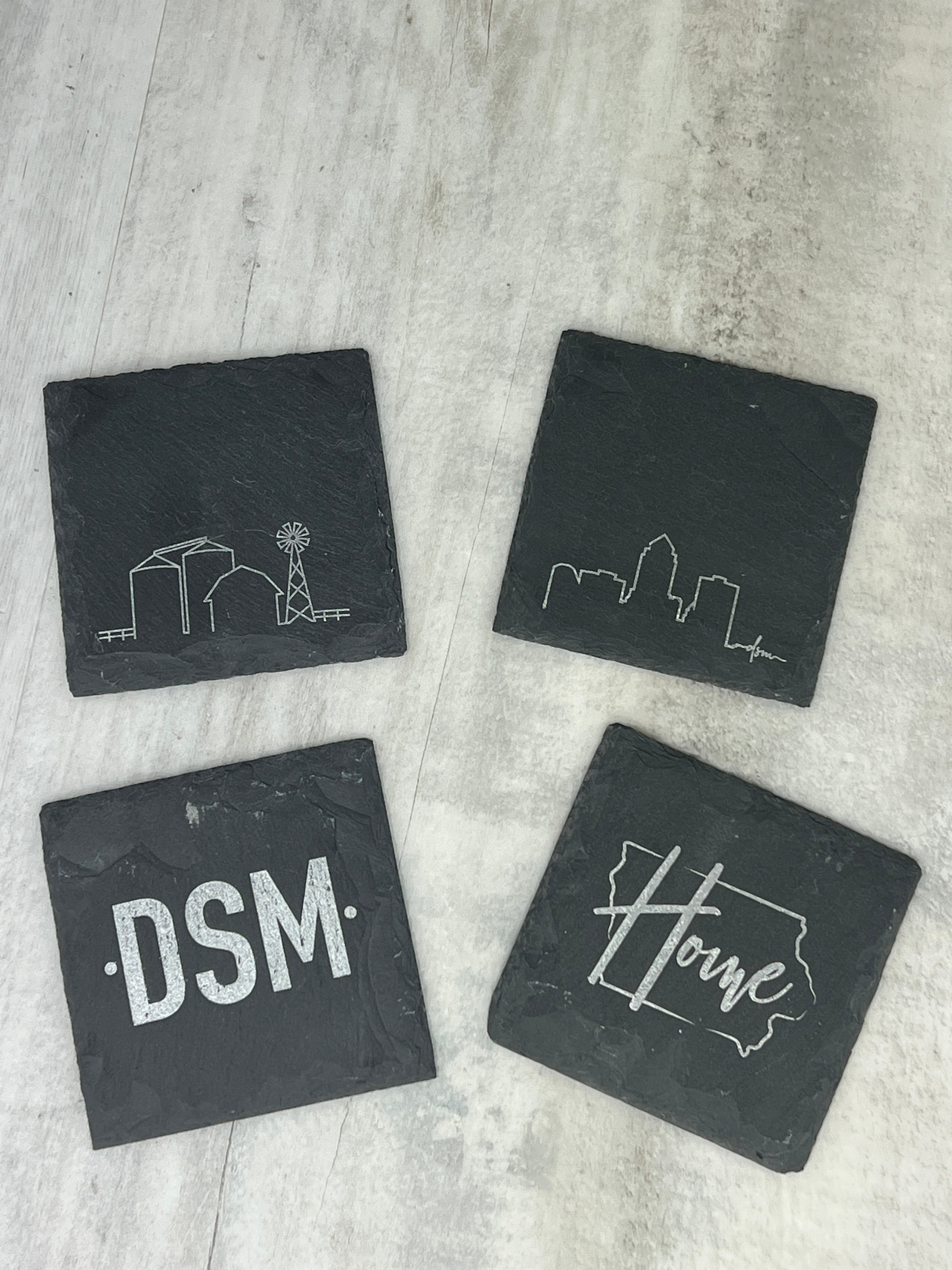 Slate Coaster - Cheers Ink、mySite、garagedoors4me