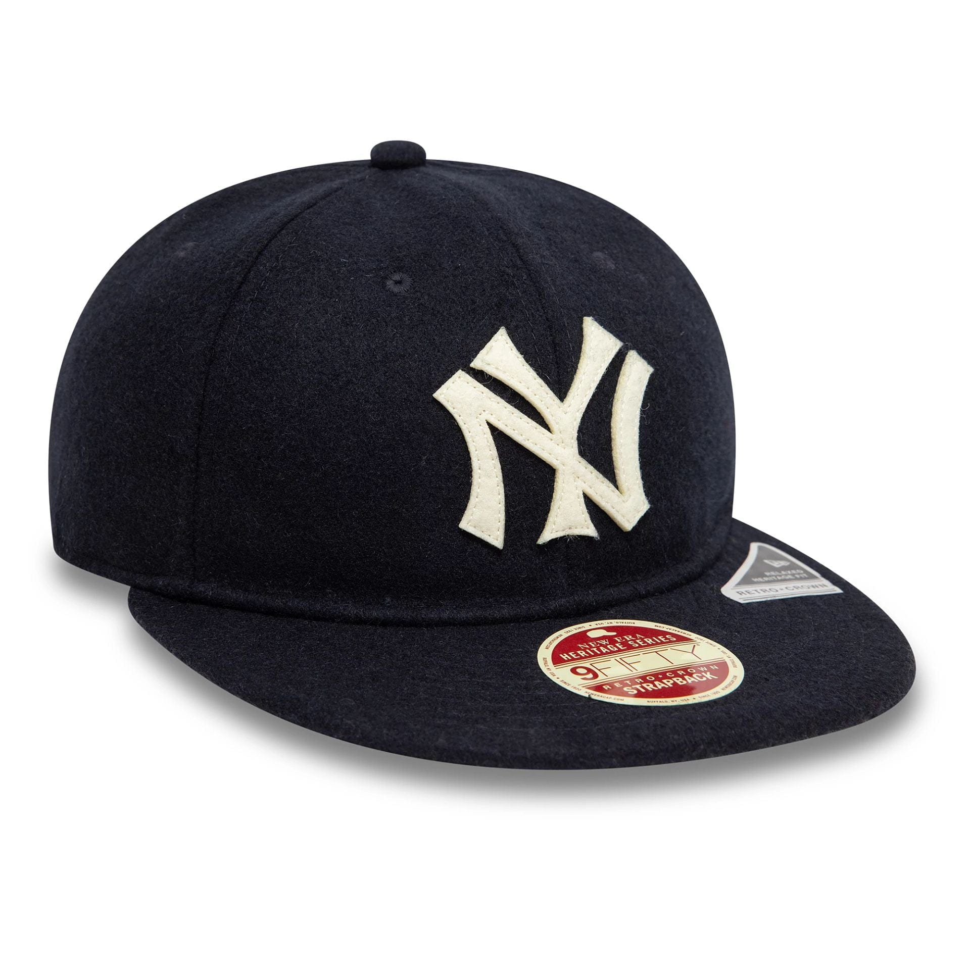 New York Yankees Heritage Series Navy Retro Crown 9FIFTY Strapback Cap、mySite、vikingsvslions