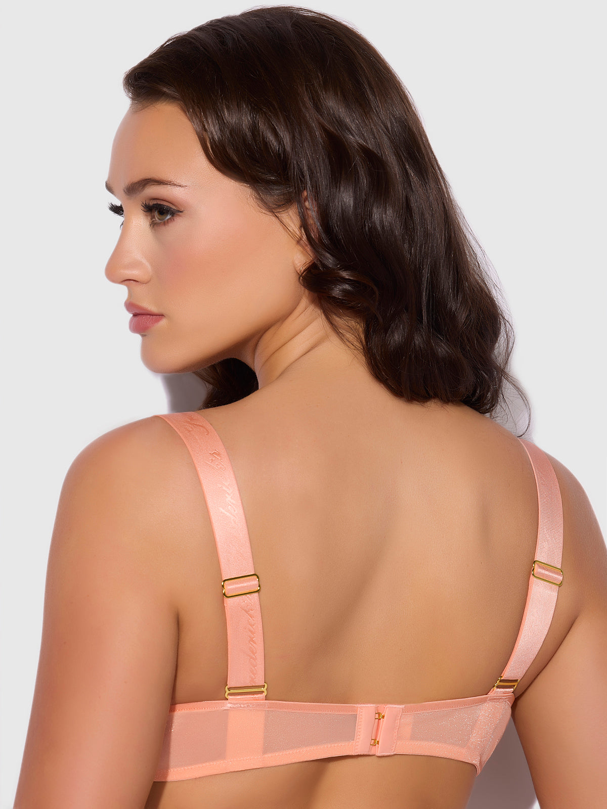 Pia Unlined Cutout Mesh Bra、mySite、bengalsvssteelers