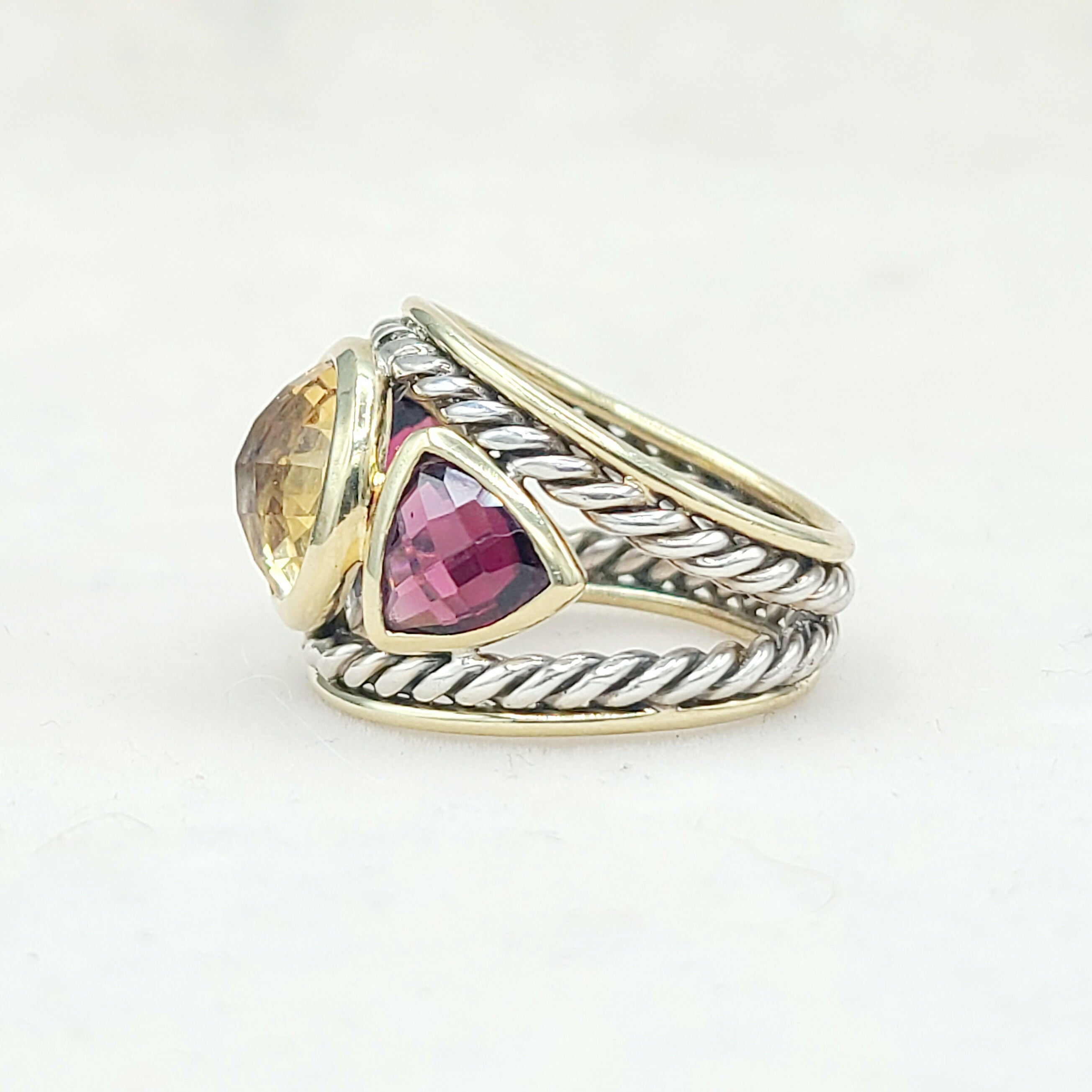 David Yurman Renaissance Ring 鈥?Citrine, Garnet & Gold、mySite、hinf8tx79