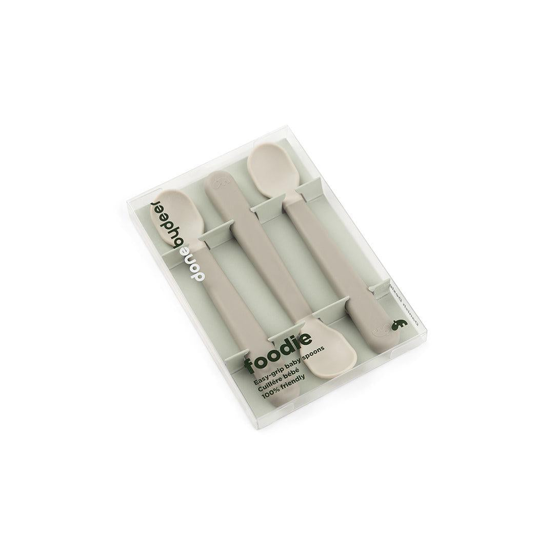  Done By Deer Foodie Easy-Grip Baby Spoon 3 Pack - Sand、mySite、merchandisen