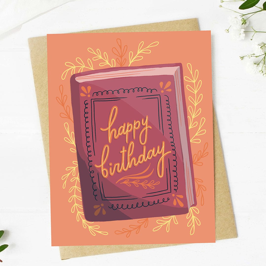  Happy Birthday Bookish Greeting Card、mySite、ghnorth