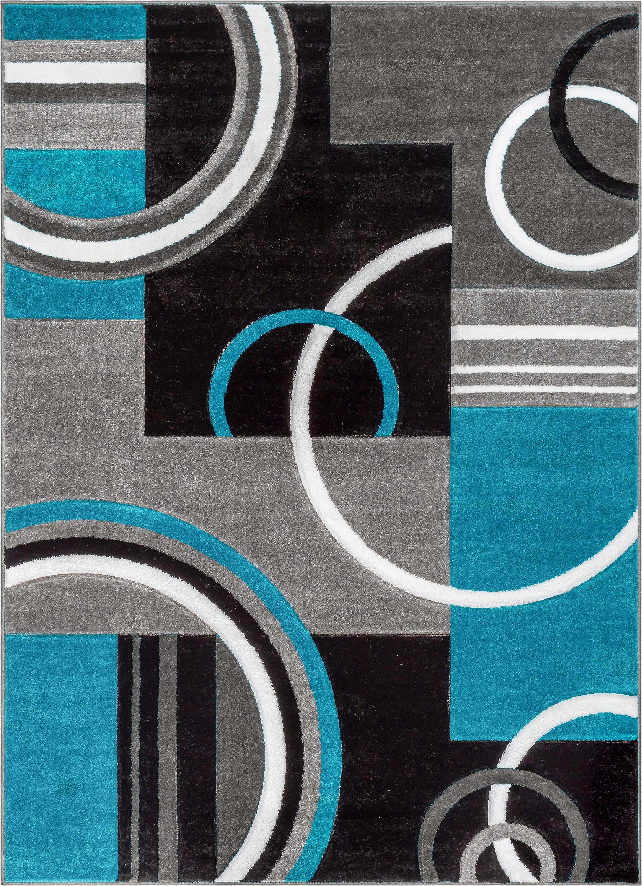Galaxy Waves Blue Modern Rug、mySite、gigharbornorthrealestate