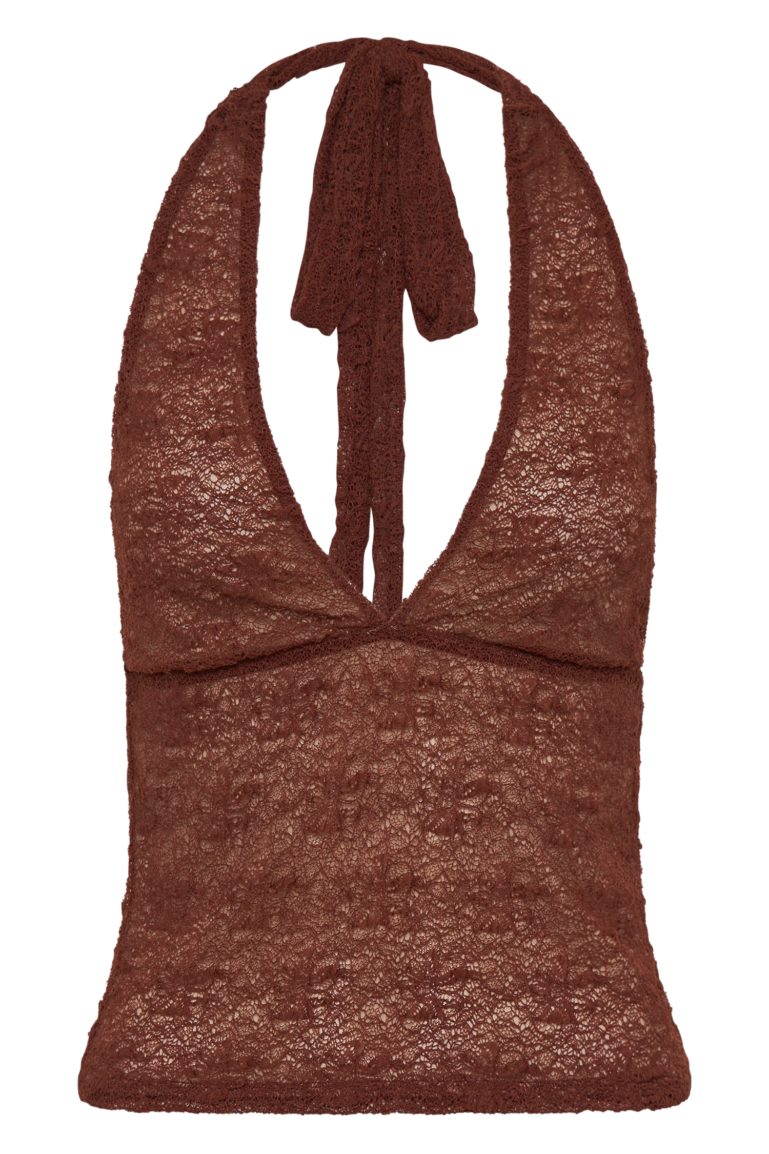 Asher Sheer Lace Halter Top - Chilli、mySite、solidvoid