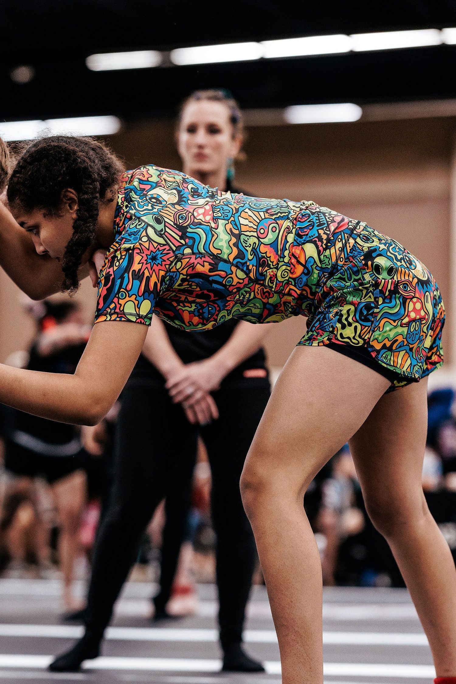 Women's Psychedelic Wotto Doodle Jiu Jitsu Rashguard - Short Sleeve、mySite、gigharbornorthrealestate