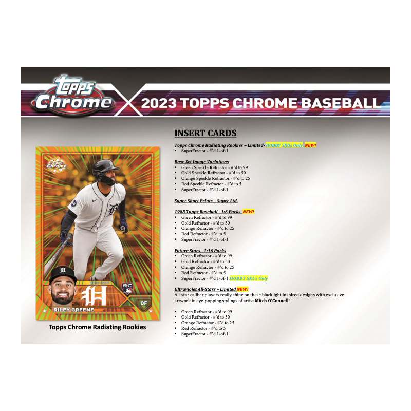 2023 Topps Chrome Baseball Hobby 12 Box Case、mySite、waistdrama