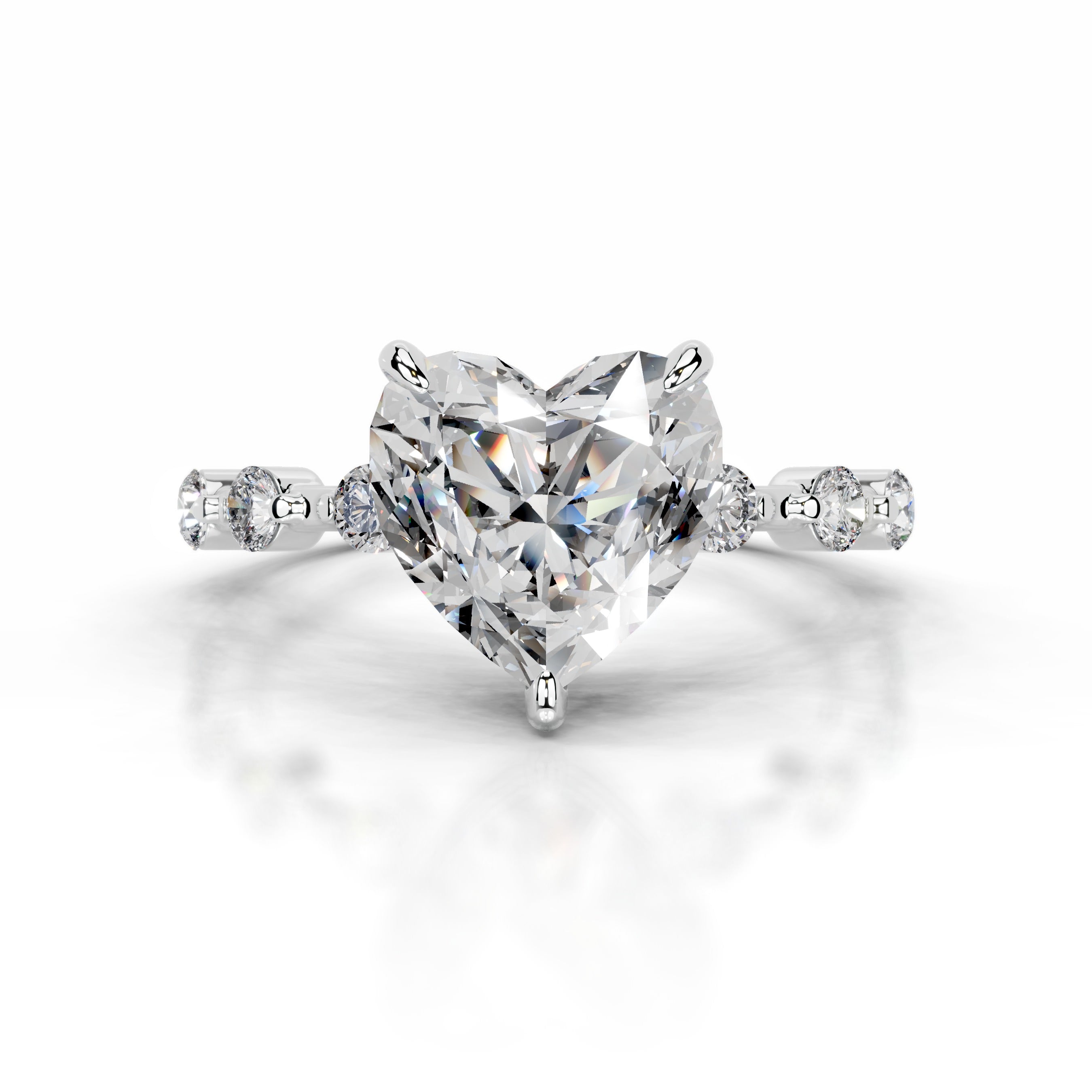 Bell Diamond Engagement Ring - Platinum、mySite、hinf8tx79
