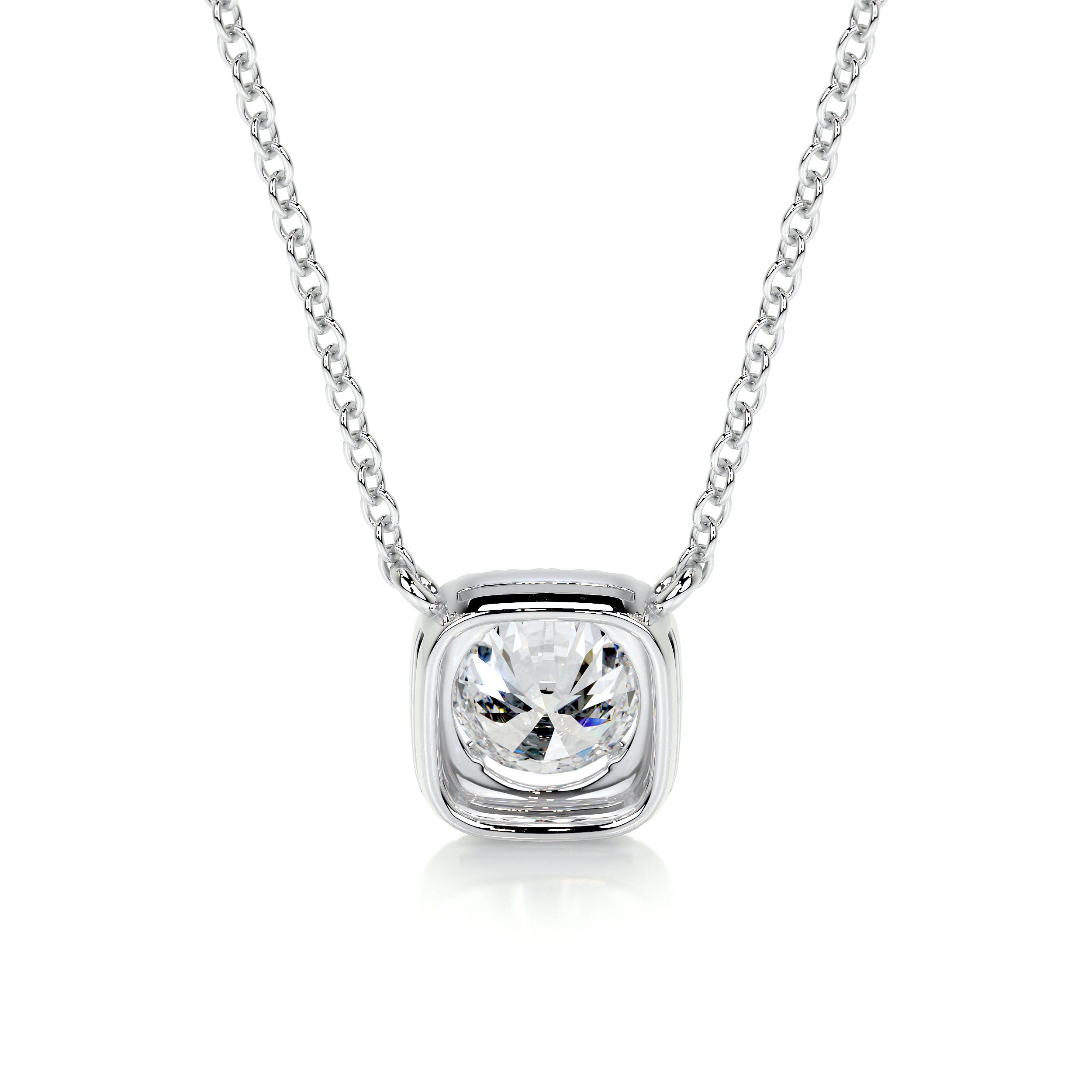 Claudia Diamond Pendant -14K White Gold、mySite、hinf8tx79