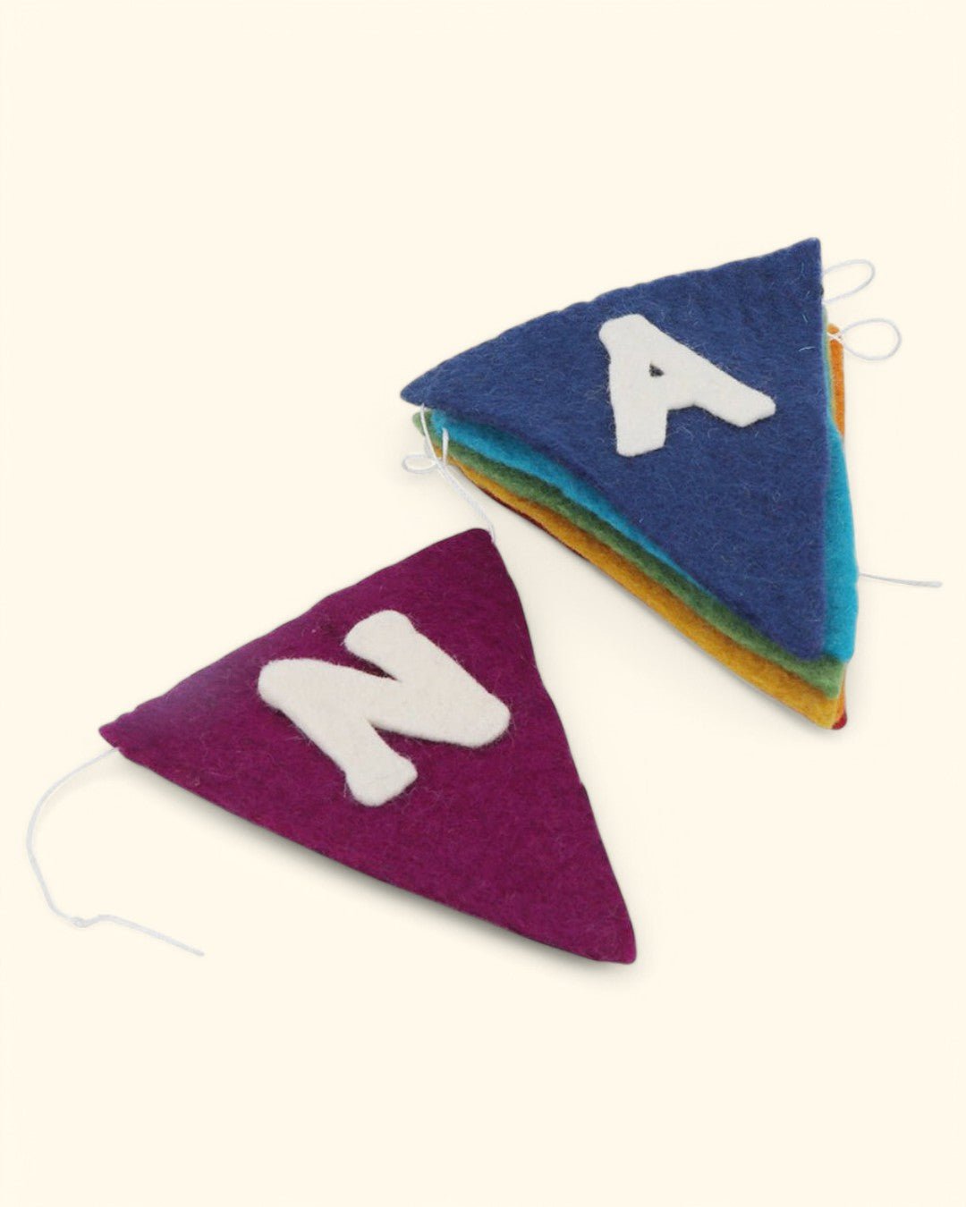 Namaste Felt Flag Banner in Chakra Colors、mySite、topwebapps