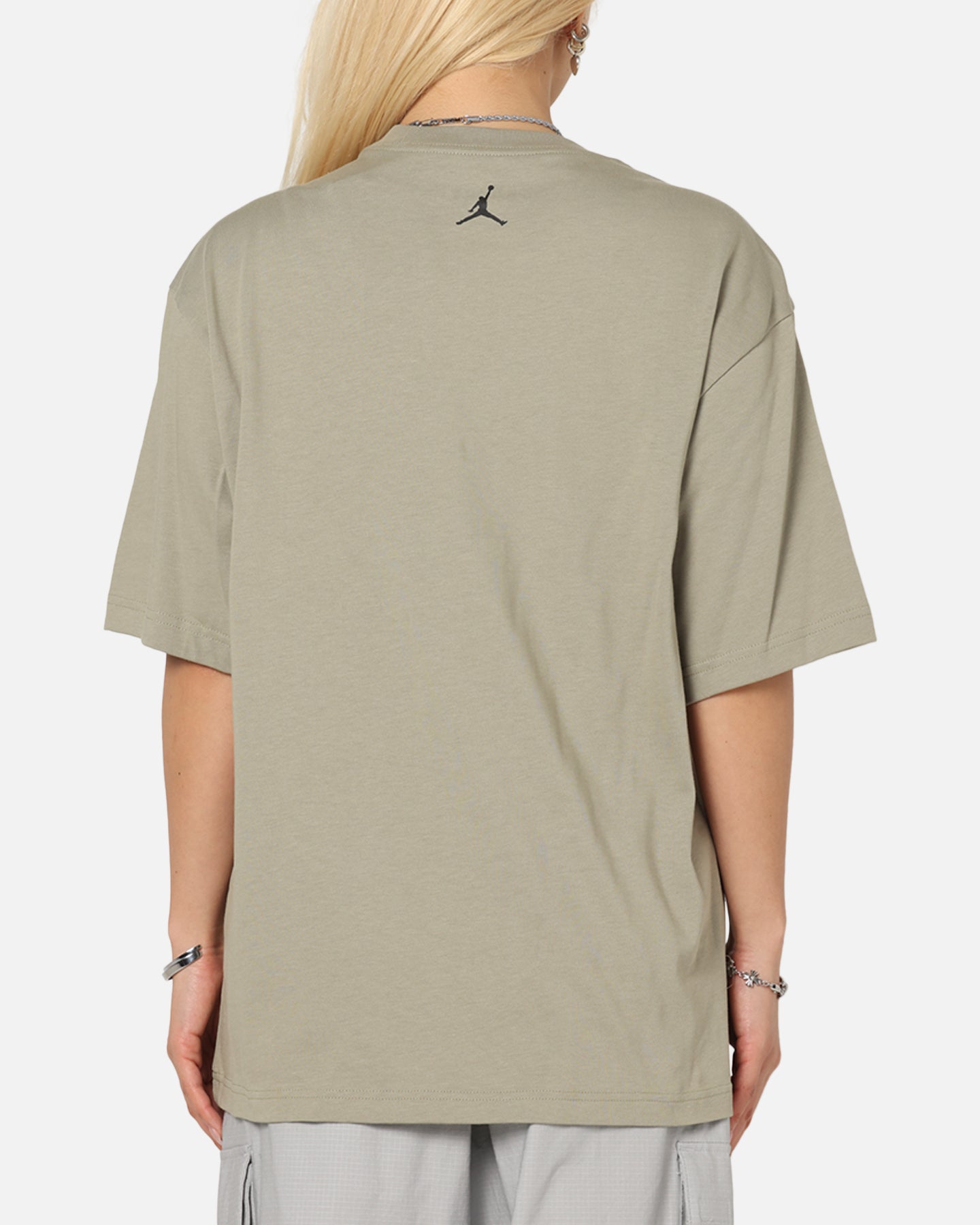 Jordan Brand Sneaker Patch Crewneck T-Shirt Khaki/Black、mySite、zt4zffjzw