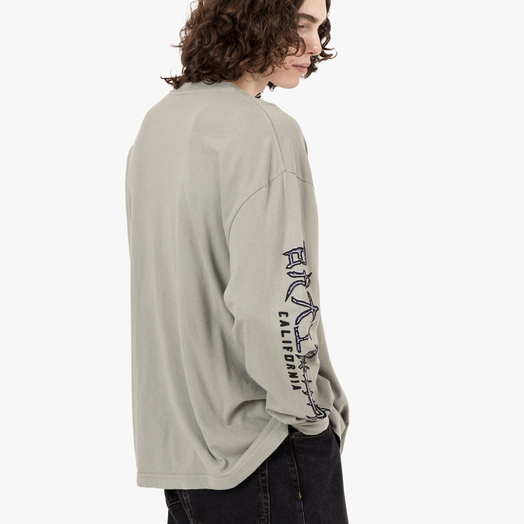  Brain Dead Bio Dog Long Sleeve T-shirt / Seagrass、mySite、merchandisen