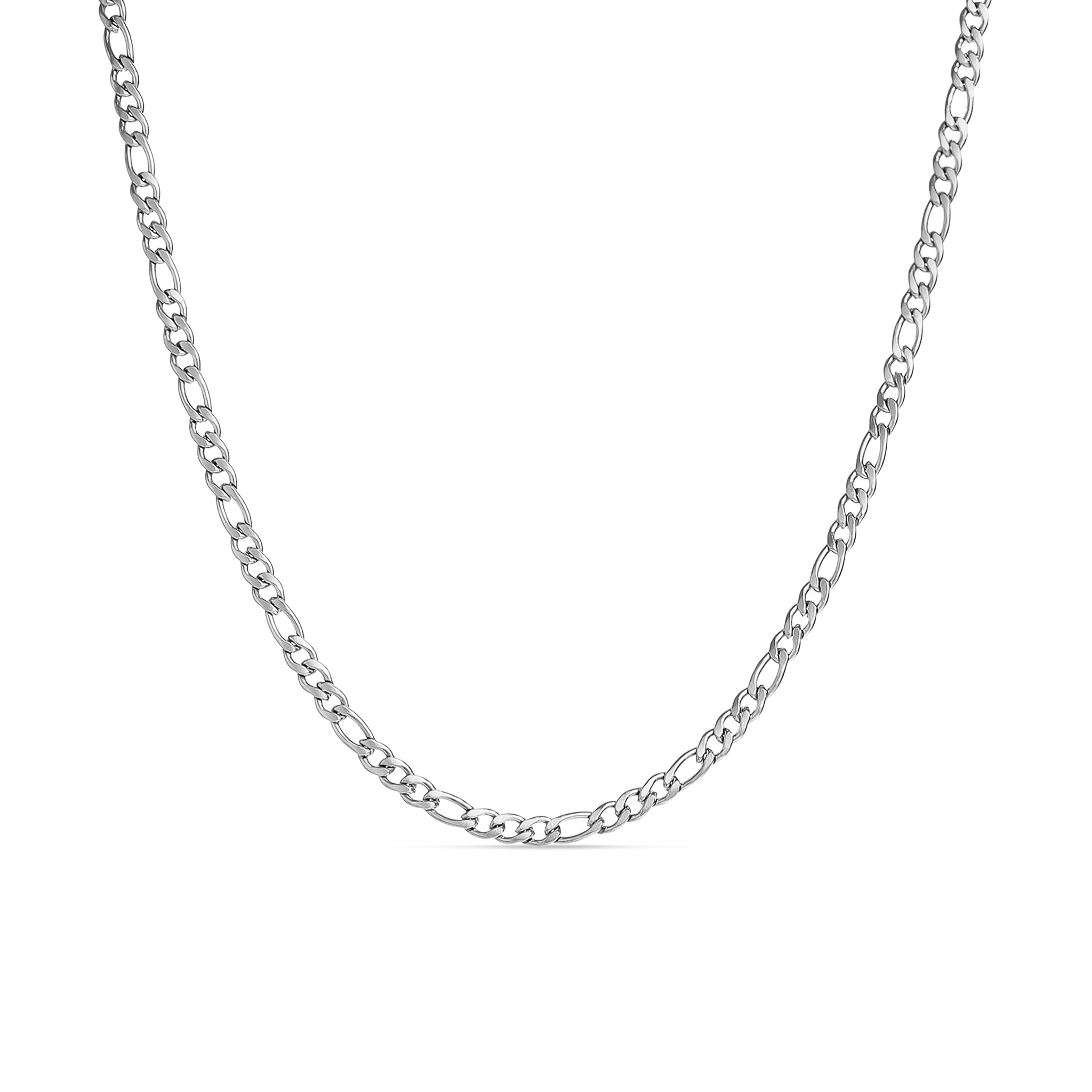 Stainless Steel Figaro Chain Necklace / CHN9500、mySite、dreamappss