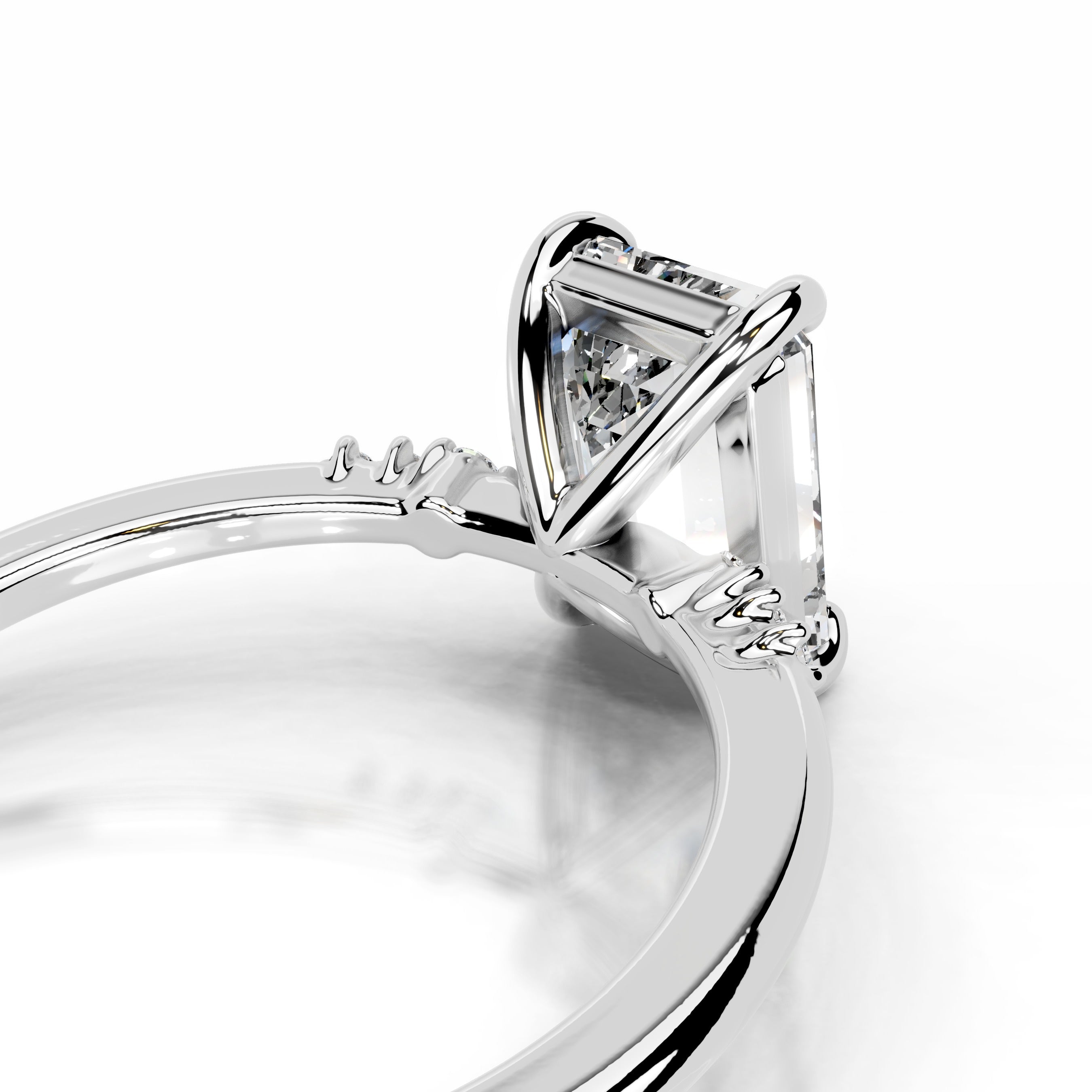 Hope Diamond Engagement Ring - 14K White Gold、mySite、hinf8tx79