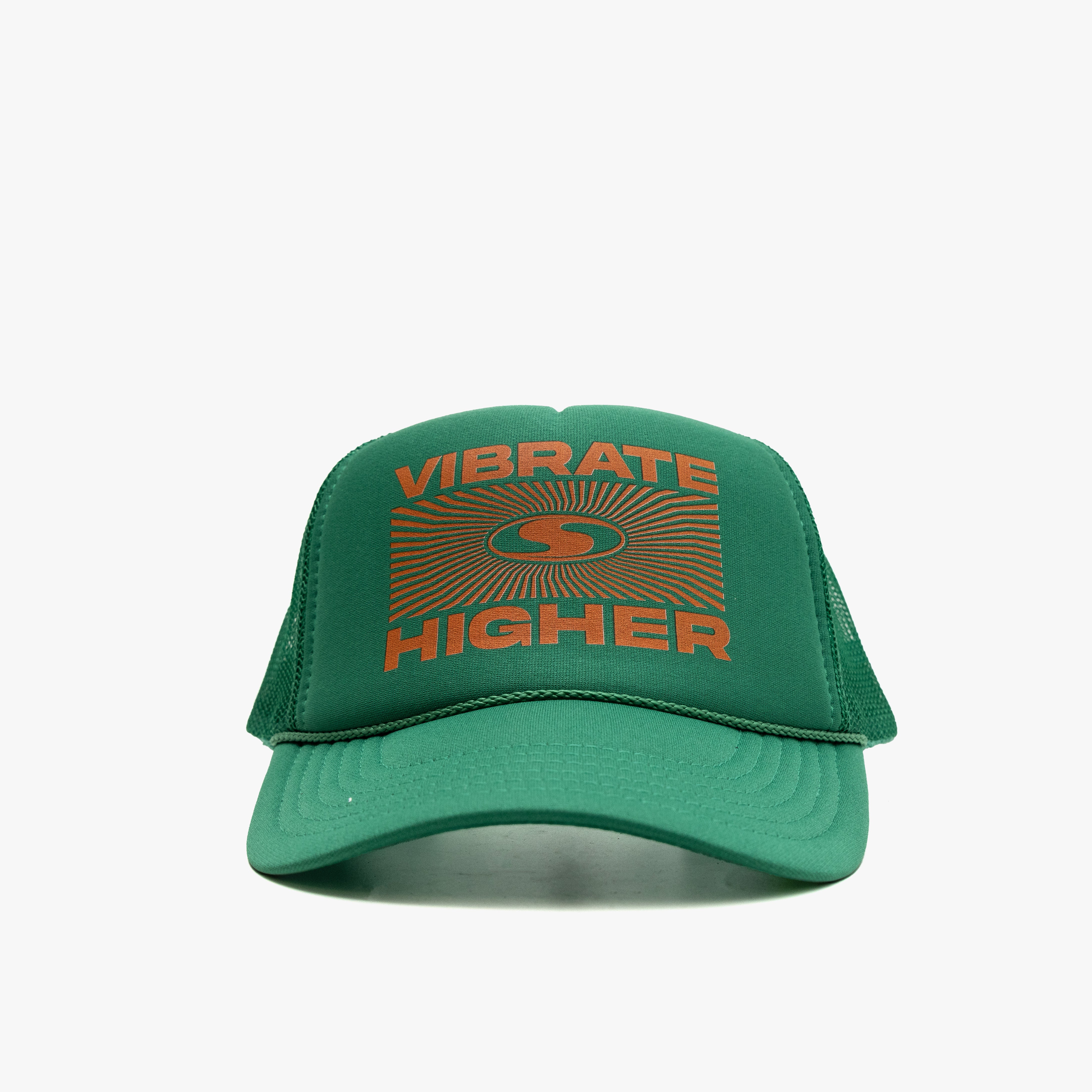  Supervsn Vibrate Higher Trucker Hat / Green、mySite、merchandisen