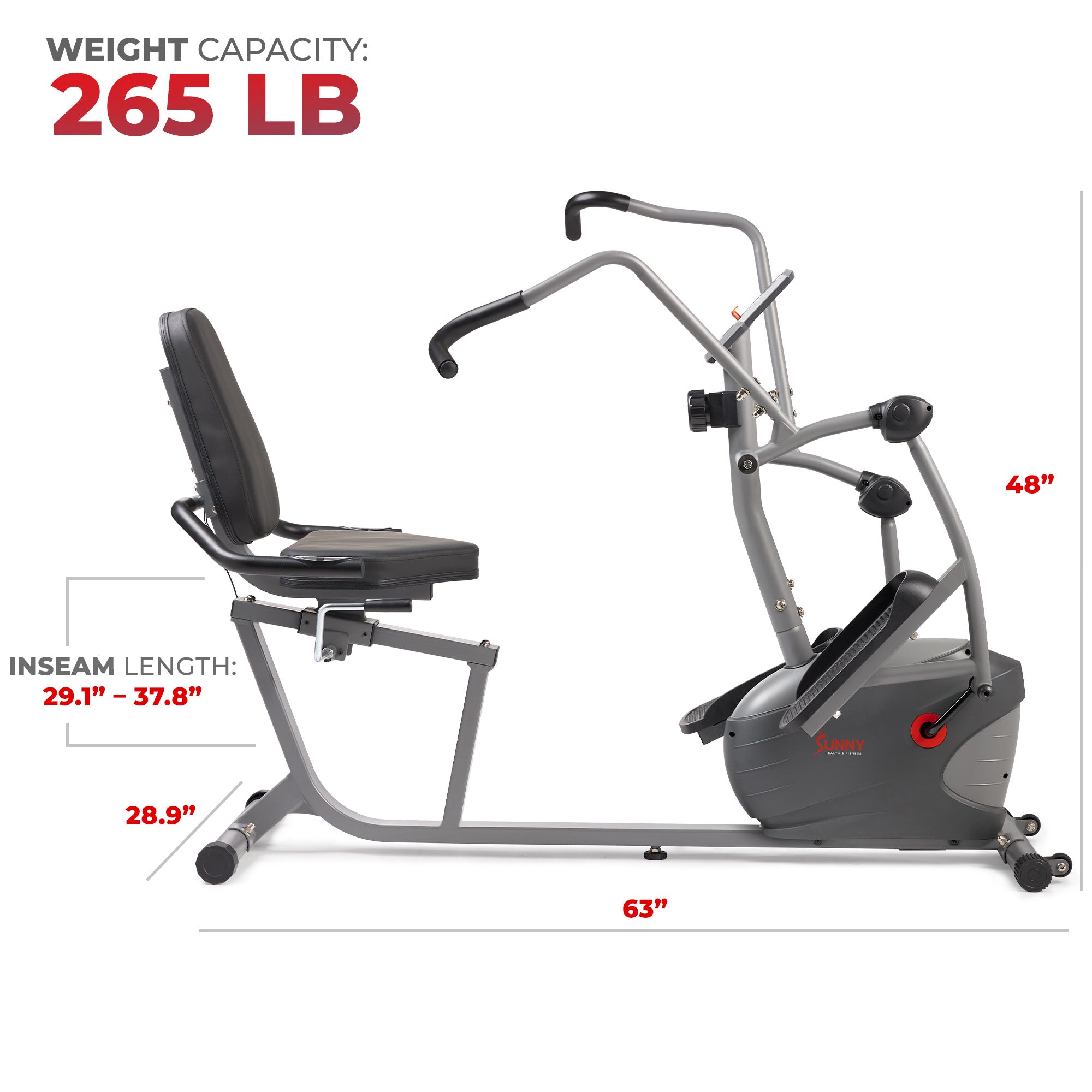  Performance Smart Magnetic Recumbent Elliptical Cross Trainer、mySite、ghnorth