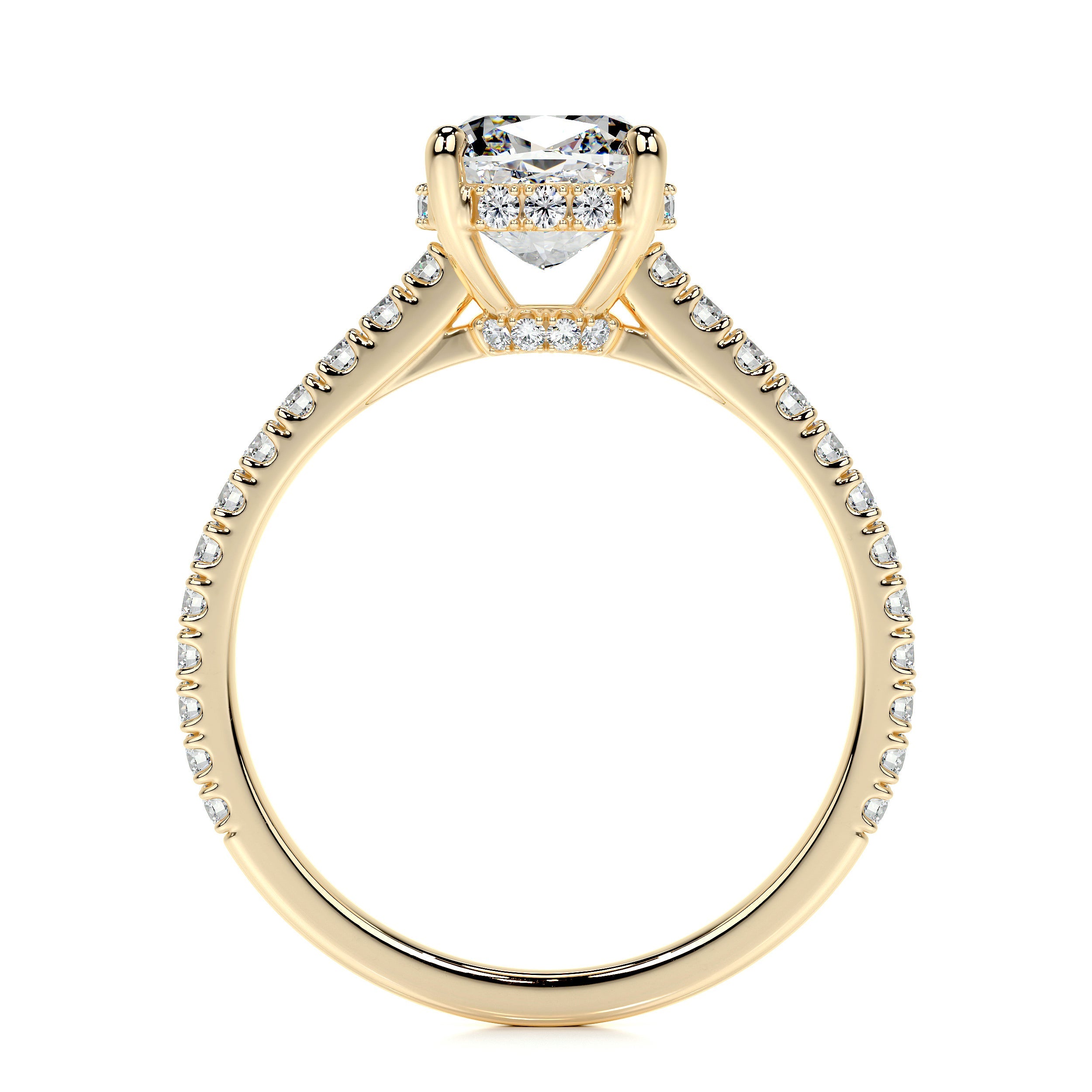 Cassandra Lab Grown Diamond Ring -18K Yellow Gold、mySite、hinf8tx79