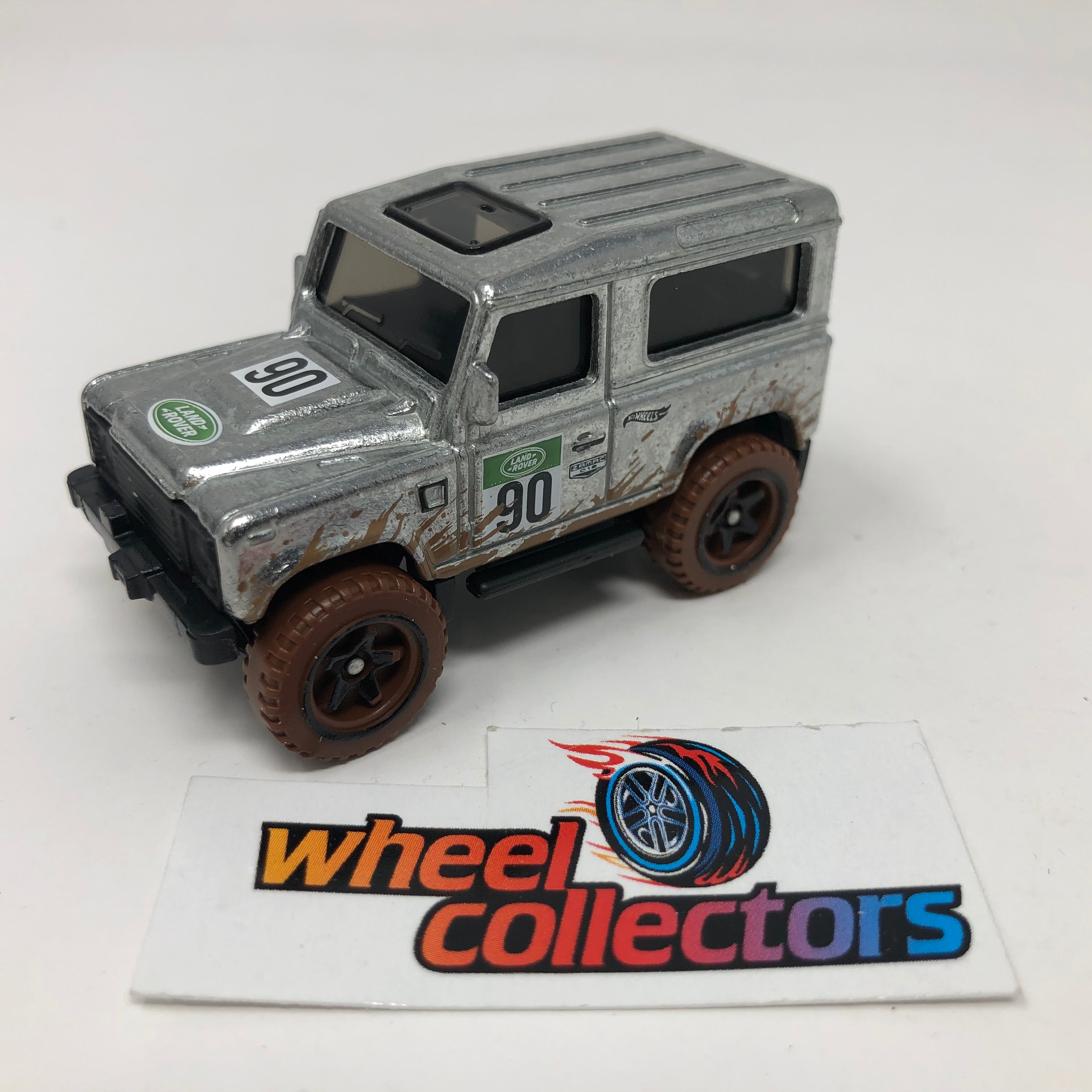 Land Rover Defender 90 * Silver * Hot Wheels Loose 1:64 Scale、mySite、hgirdovlk