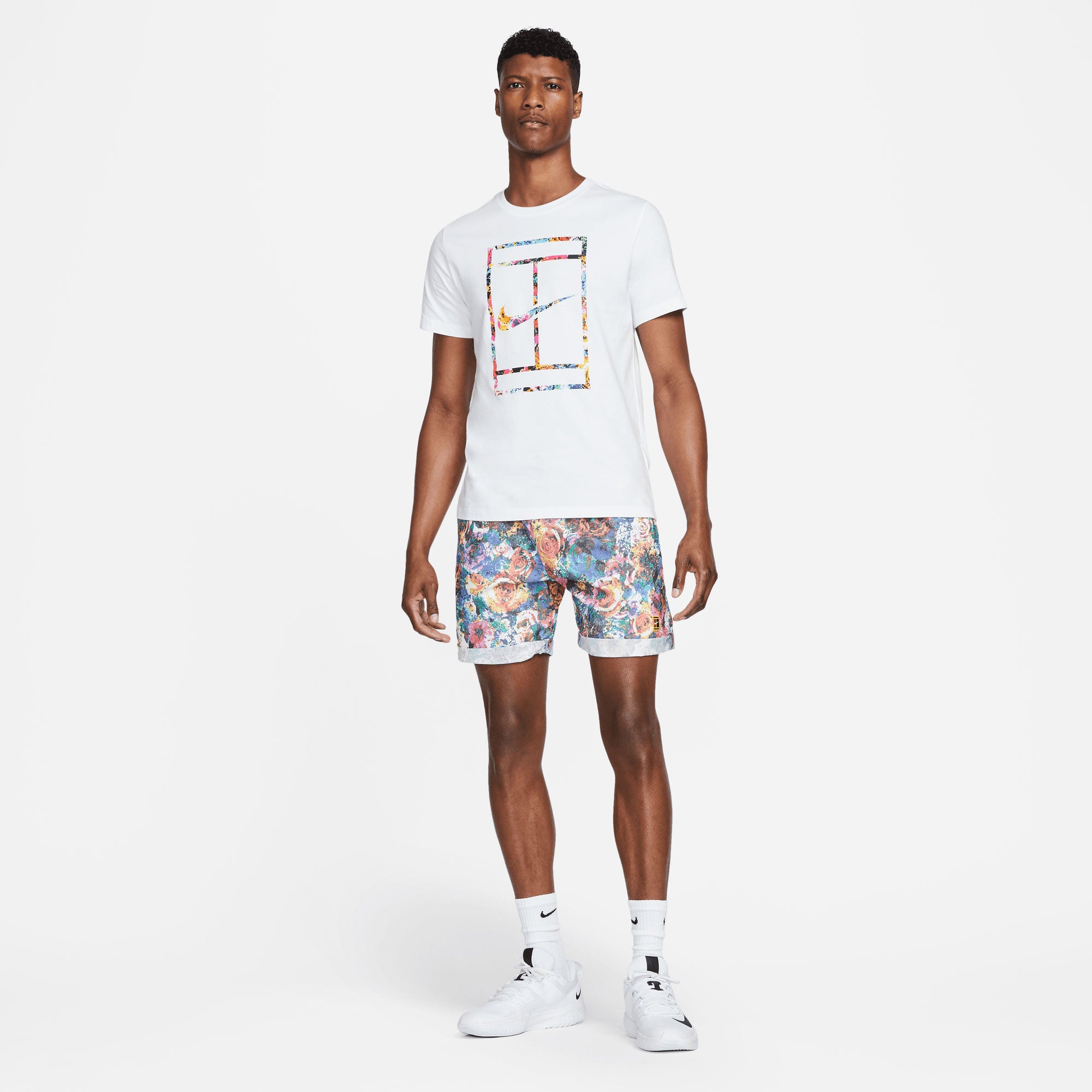 NikeCourt Dri-FIT Heritage London Men's Printed Tennis Shorts