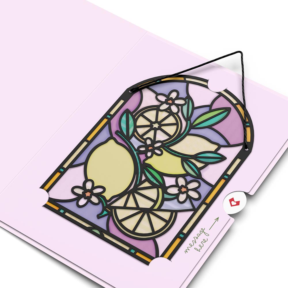 Have The Zest Birthday Suncatcher Card & Pop-Up Bouquet Bundle、mySite、solidvoid