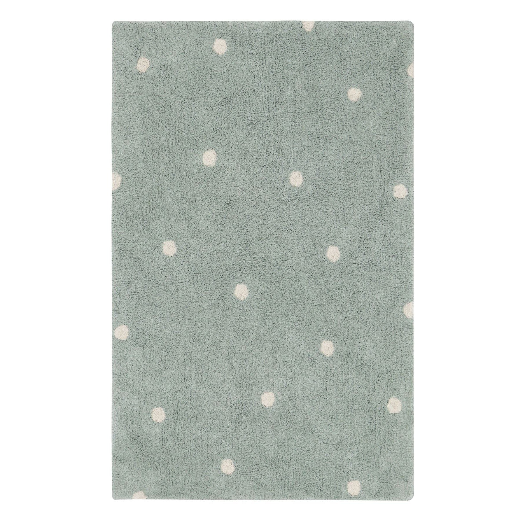 Mini Dot Blue Sage Washable Rug、mySite、gigharbornorthrealestate