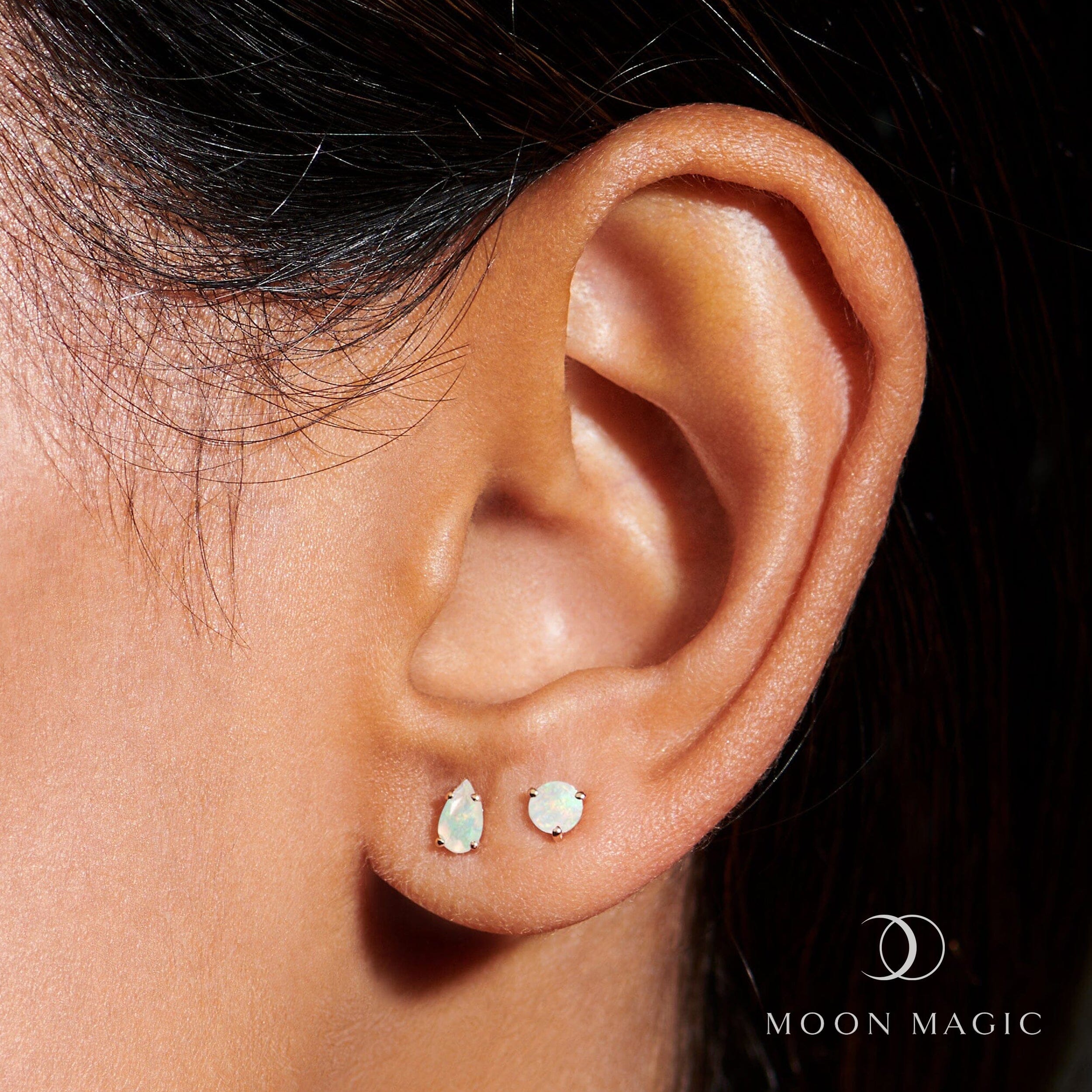 Opal Petite Round & Teardrop Studs、mySite、hinf8tx79