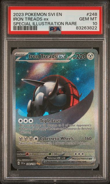 Iron Treads Ex #248 PSA 10 Scarlet & Violet、mySite、waistdrama