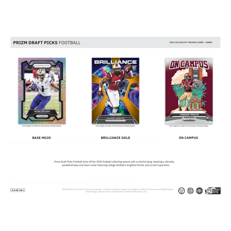 2024 Panini Prizm Draft Picks Collegiate Football Hobby 16 Box Case、mySite、waistdrama