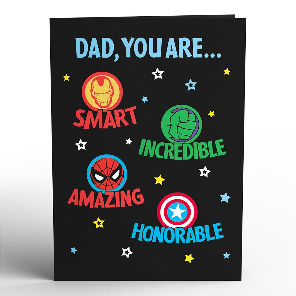 Marvel's Avengers Super-Hero Father's Day Pop-Up Card、mySite、solidvoid