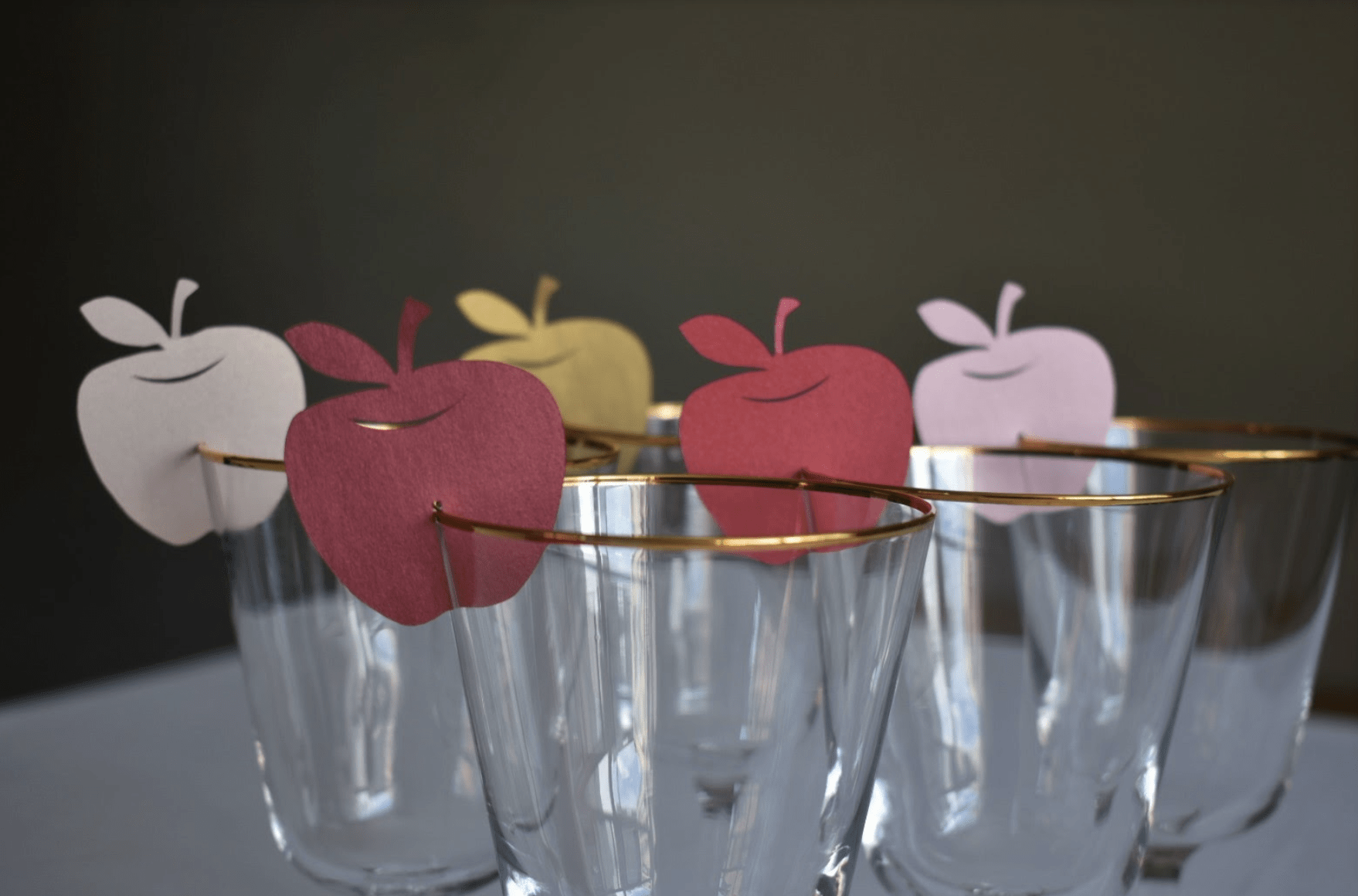 Apple Wine Glass Decoration - Set of 10、mySite、topwebapps