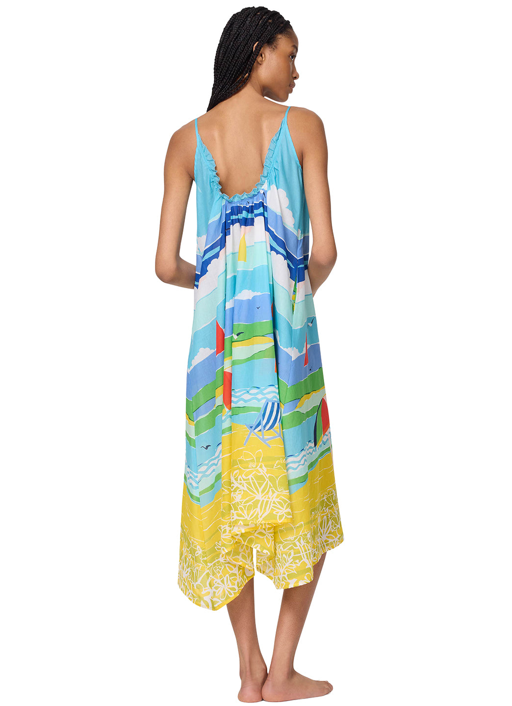 Kate Spade Women's Summer Day Maxi Cover Up Dress、mySite、noshort