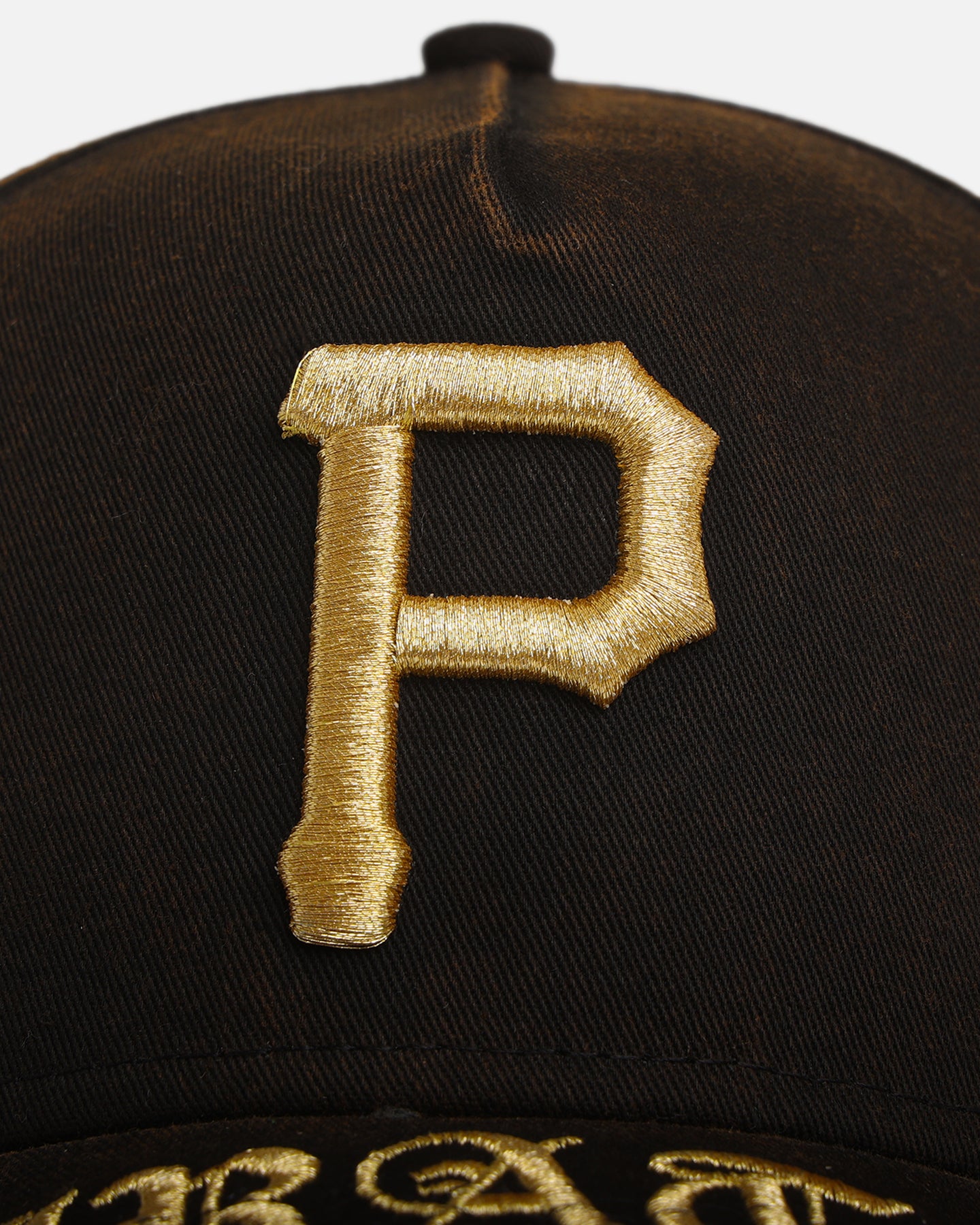 New Era Pittsburgh Pirates 'Washed Gothic Visor' 9OFRTY A-Frame Snapback Black、mySite、zt4zffjzw