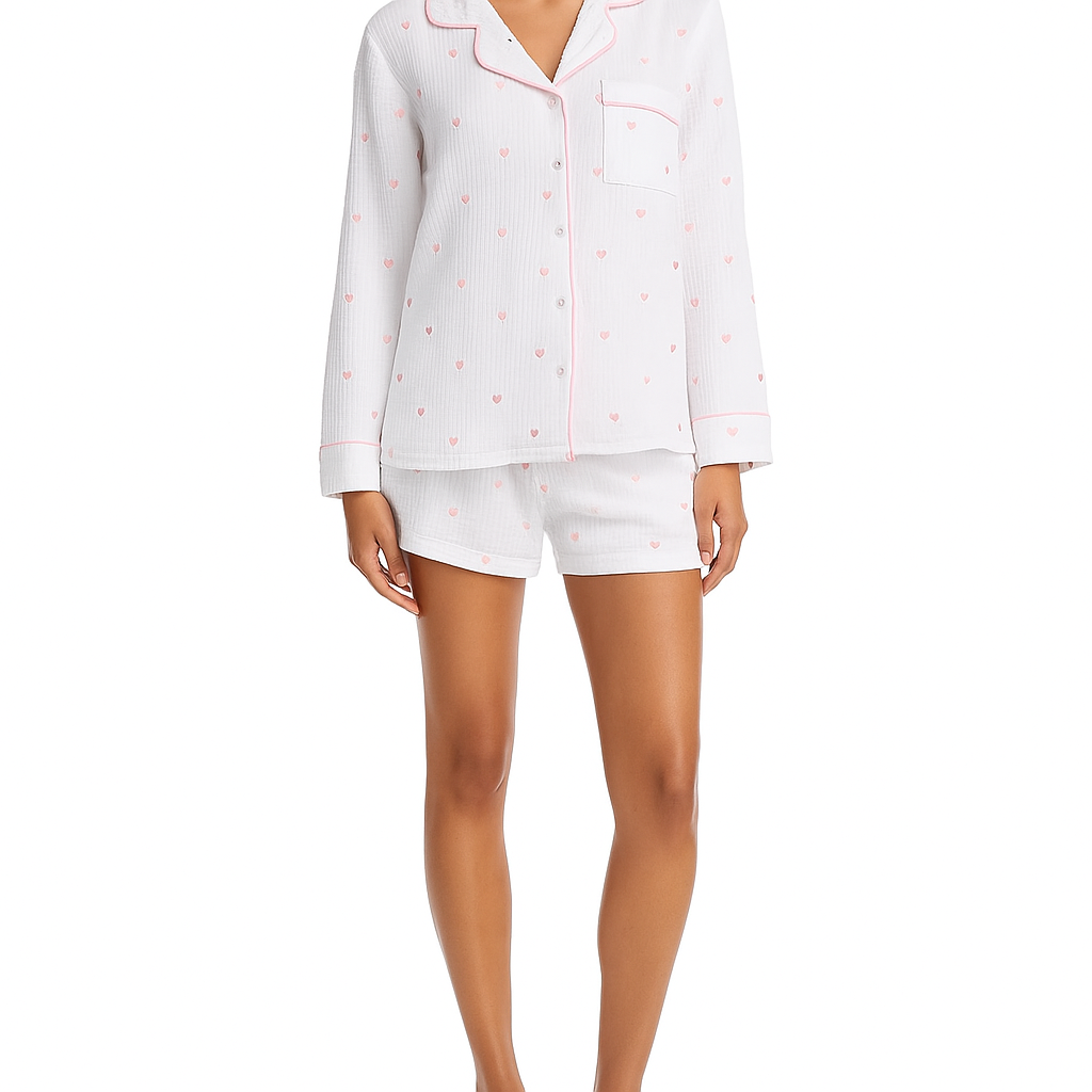  Splendid Lottie Love LS+Shorts PJ Set、mySite、justintrudeaud