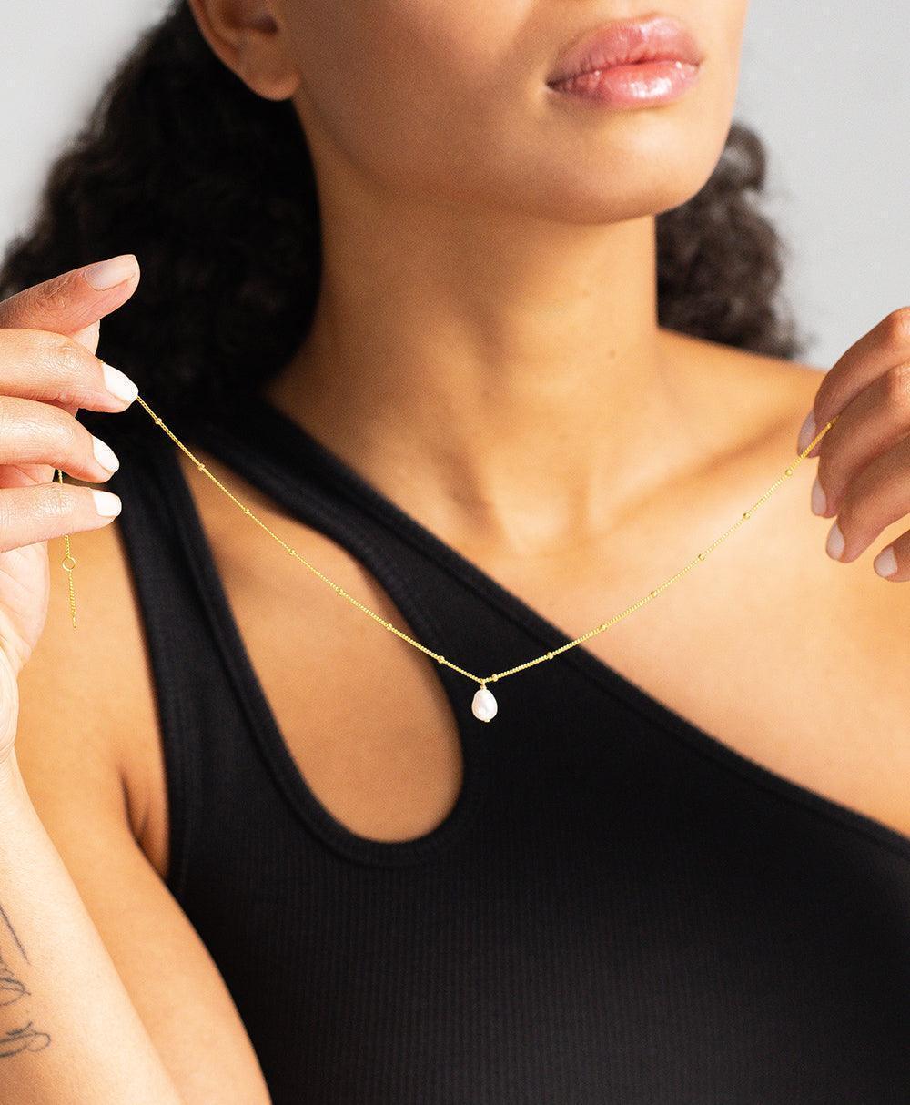 Ada Necklace 18ct Gold Plated、mySite、botmansion