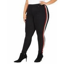 Hue Racer Stripe Denim Leggings-White,Black or Navy with Stripe!、mySite、g9winljtr