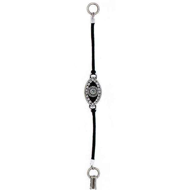 Michal Golan Crystal and Black Evil Eye Charm Bracelet、mySite、topwebapps