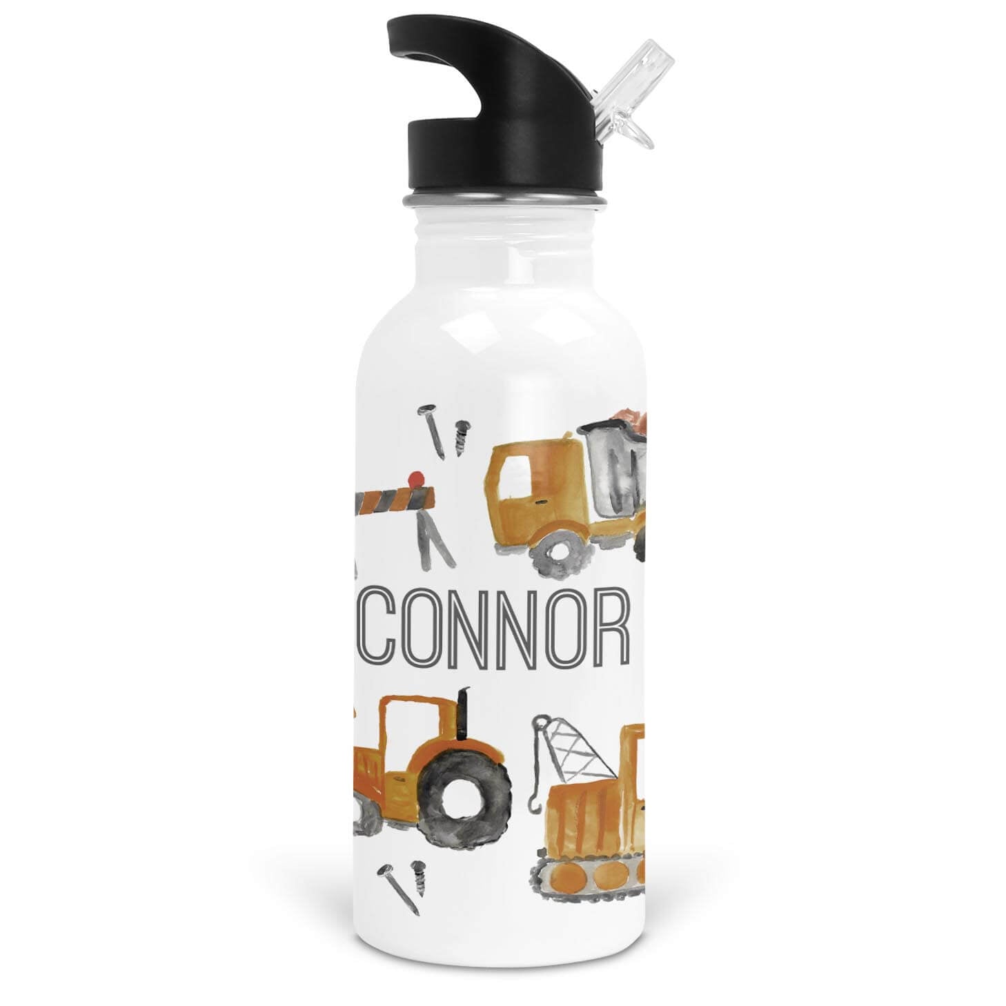  Little Digger Personalized Kids Water Bottle、mySite、layawaytickets