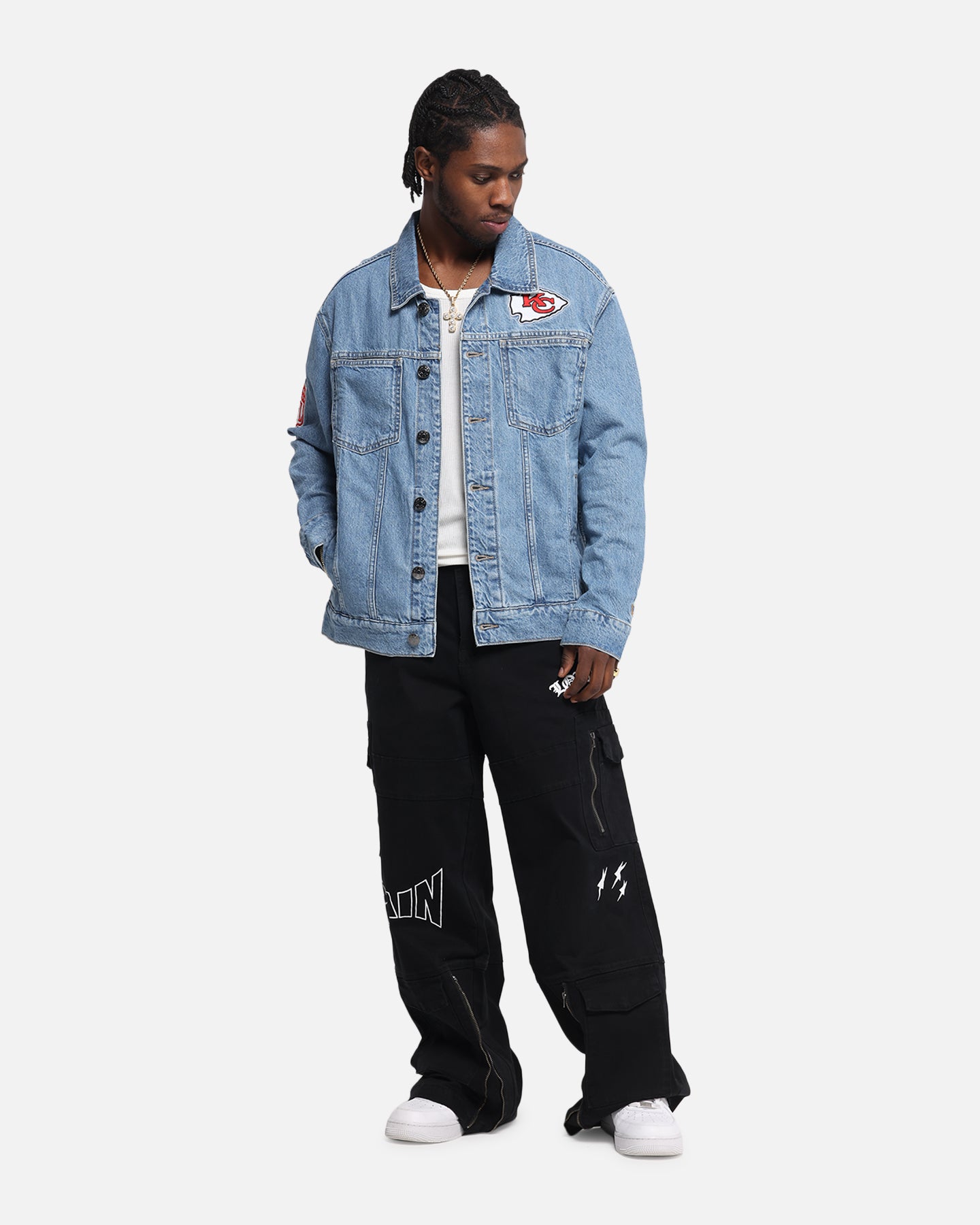 New Era Kansas City Chiefs NFL Denim Jacket Dark Blue、mySite、zt4zffjzw