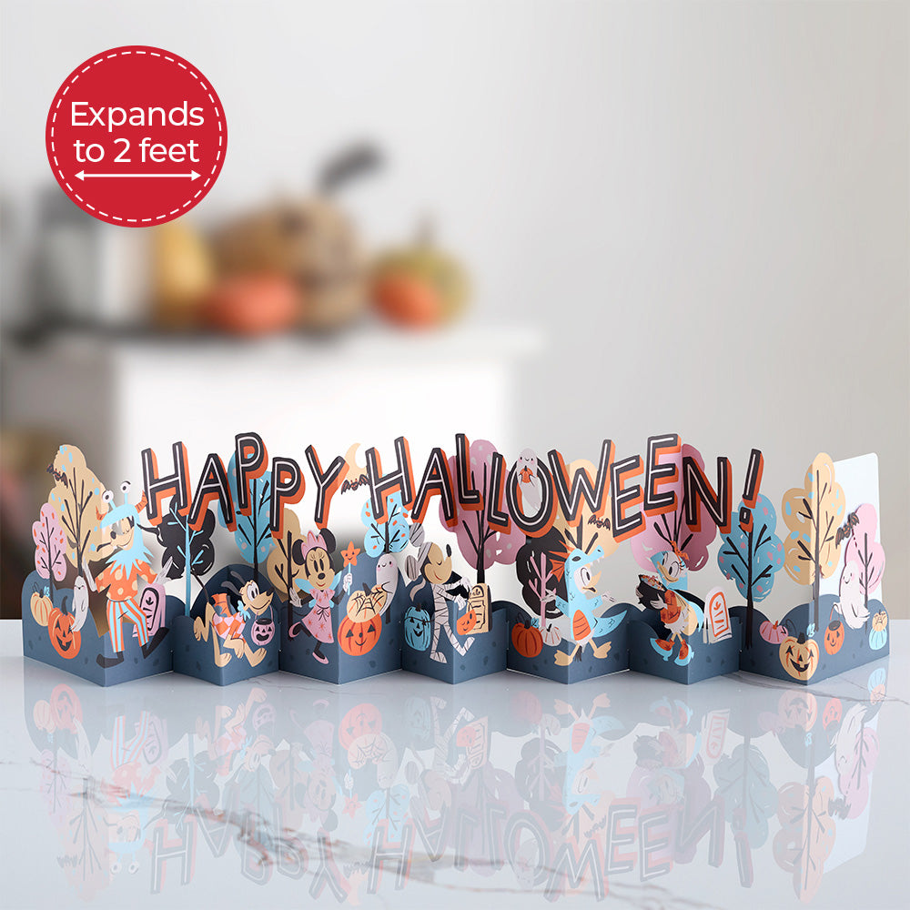 Disney’s Mickey & Friends Happy Halloween Loooooong Card™ (Expands to 2 feet)、mySite、solidvoid