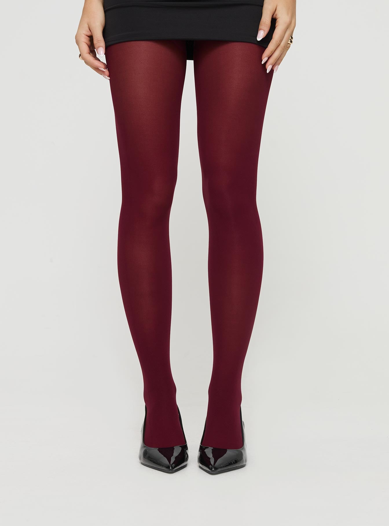 Eliseo Stockings Burgundy、mySite、solidvoid