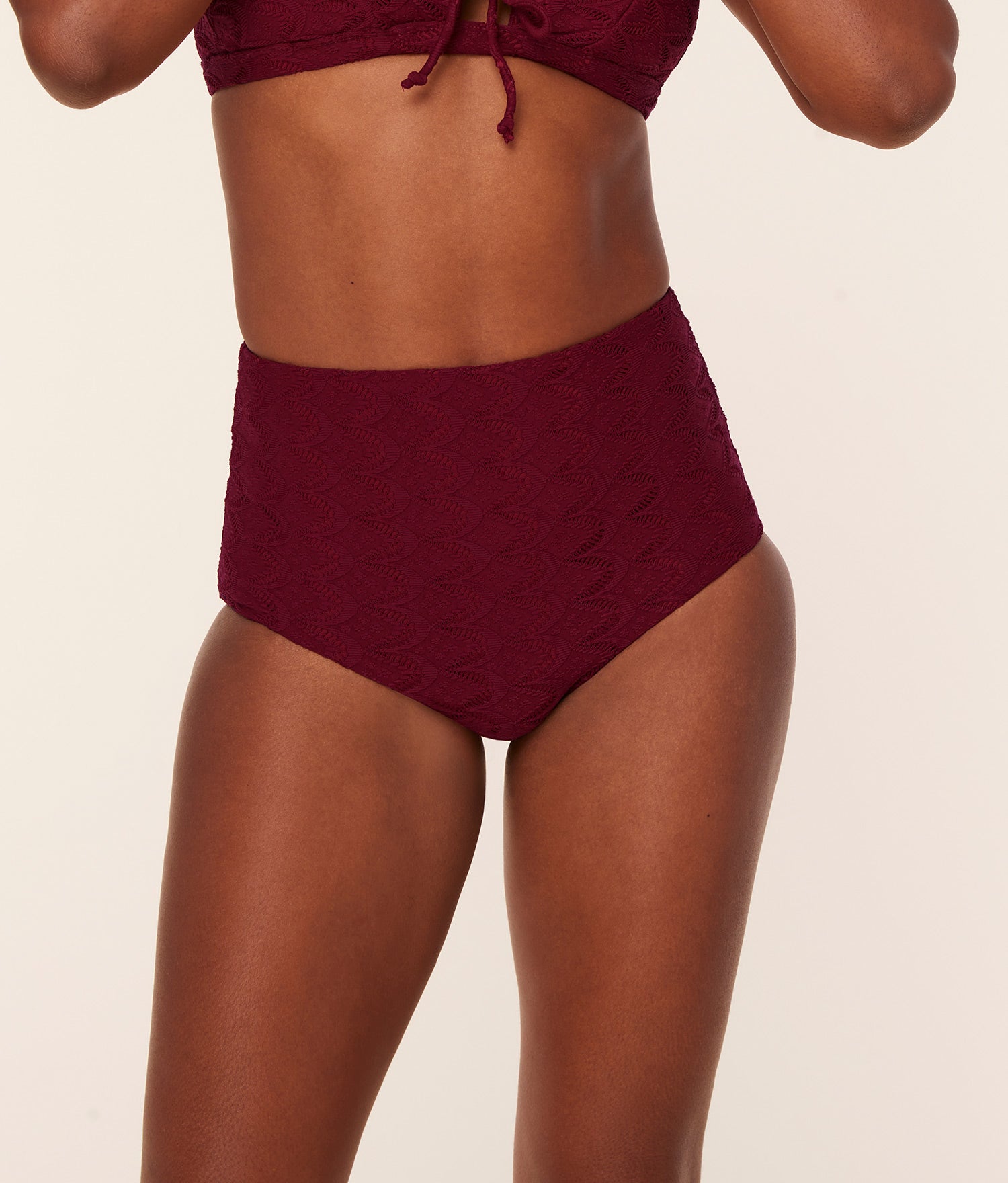  The Super Highwaist Bikini Bottom - Scallop Crochet - Syrah、mySite、ashleygrahame