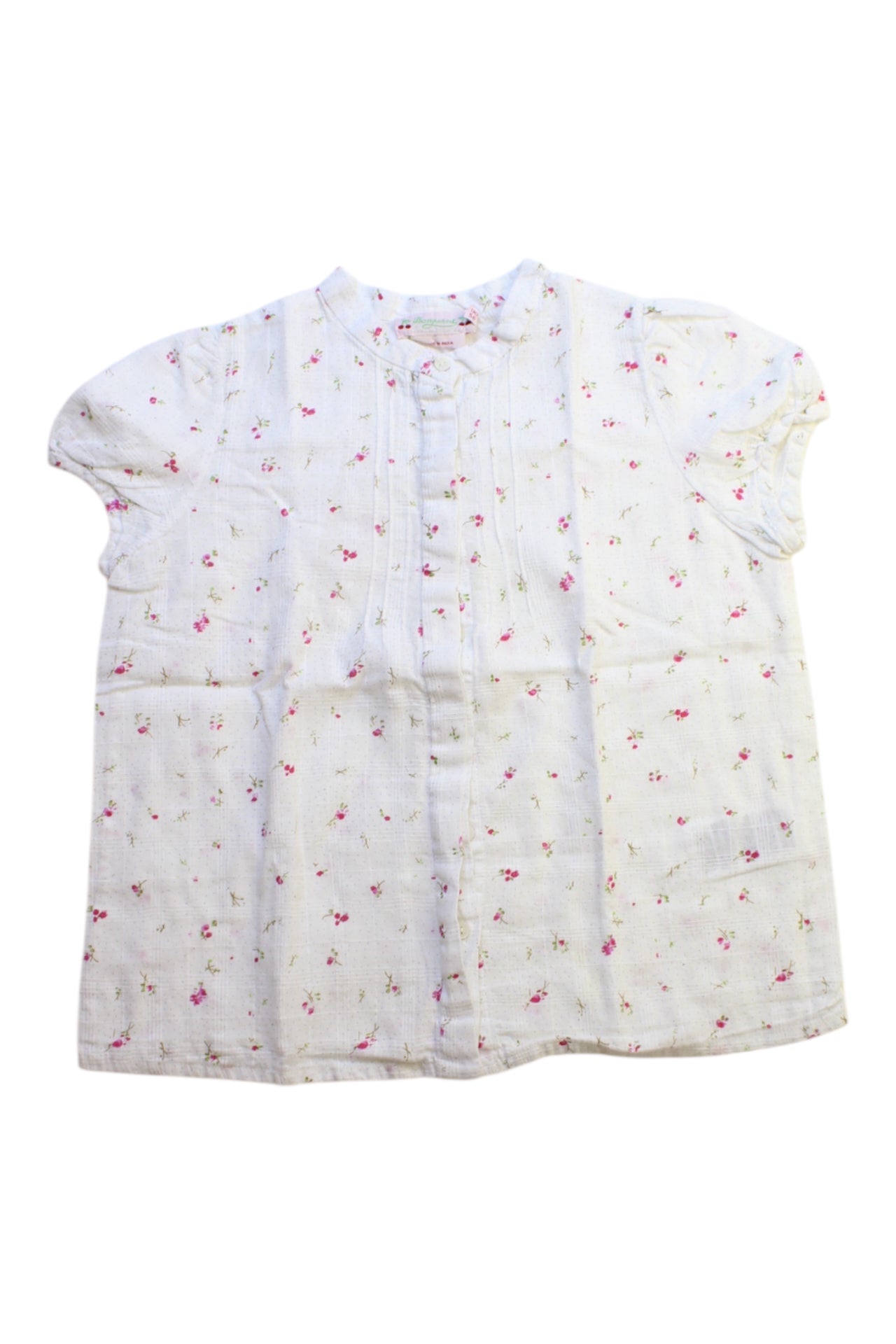 Bonpoint Floral Embellished Blouse 8Y、mySite、g9winljtr