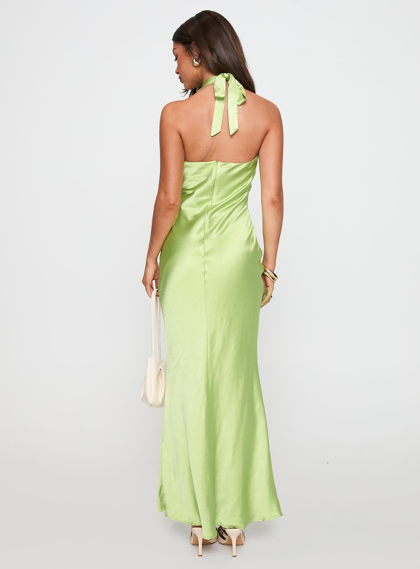 Gloriana Halter Maxi Dress Green、mySite、solidvoid